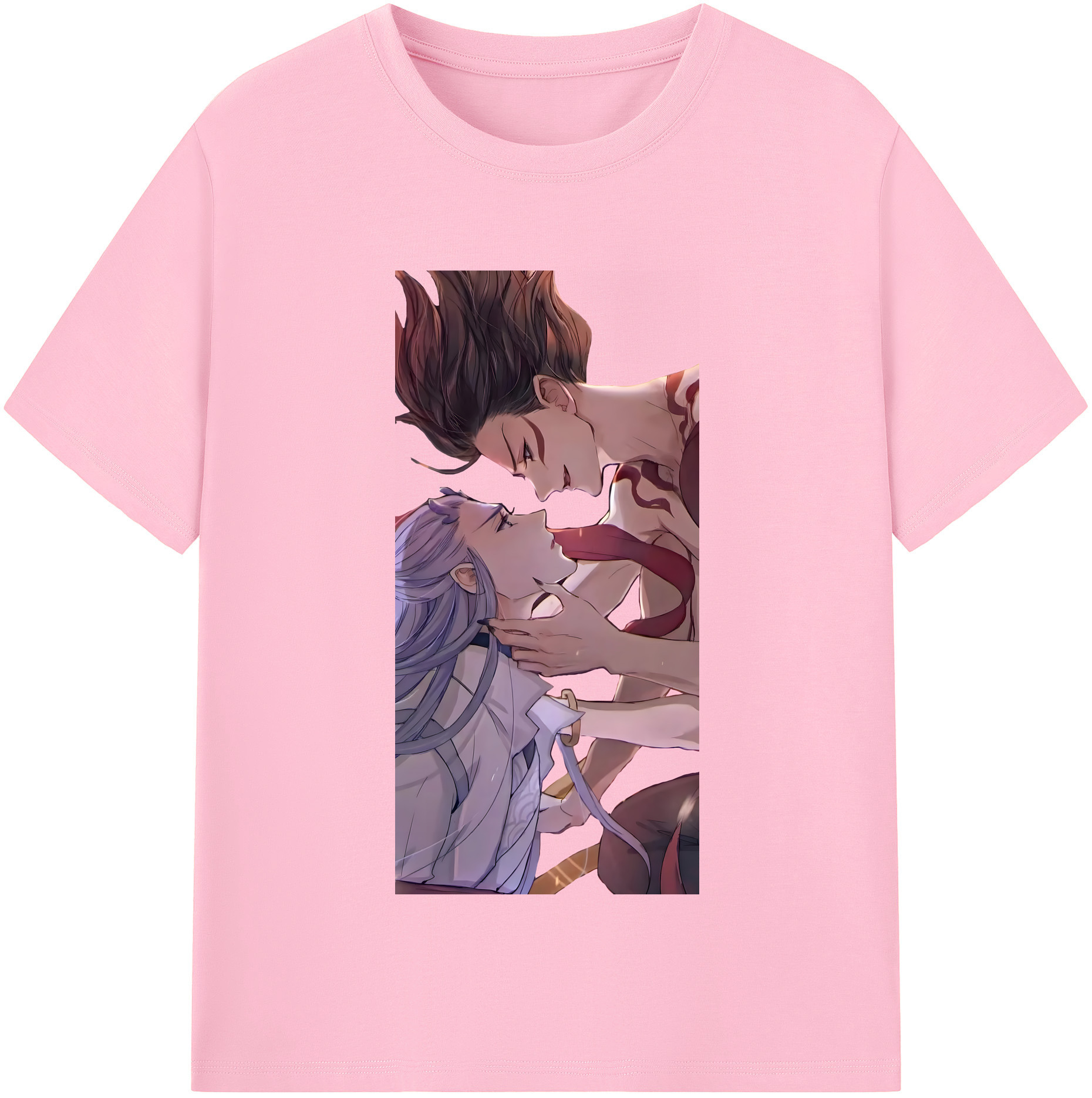 （画像用） Ne Zha 2 ナタ 魔童の大暴れ 綿100％半袖Tシャツ（フロントプリント）