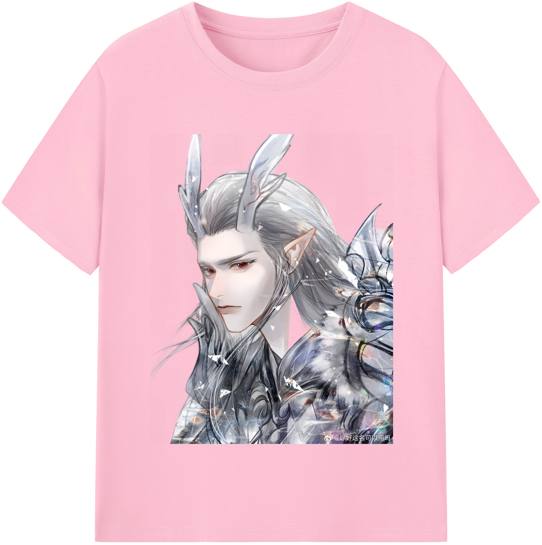 （画像用） Ne Zha 2 ナタ 魔童の大暴れ 綿100％半袖Tシャツ（フロントプリント）