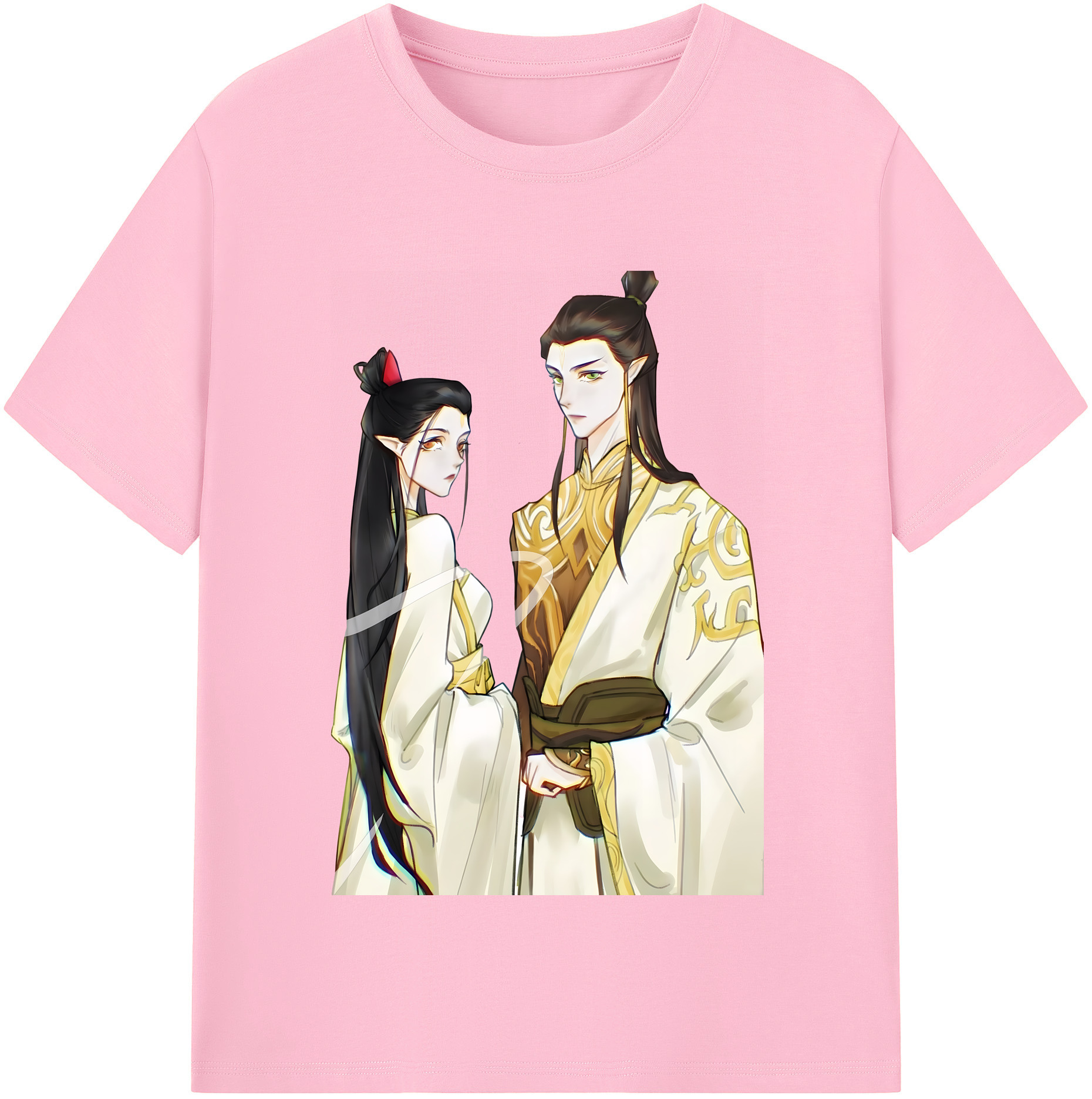 （画像用） Ne Zha 2 ナタ 魔童の大暴れ 綿100％半袖Tシャツ（フロントプリント）