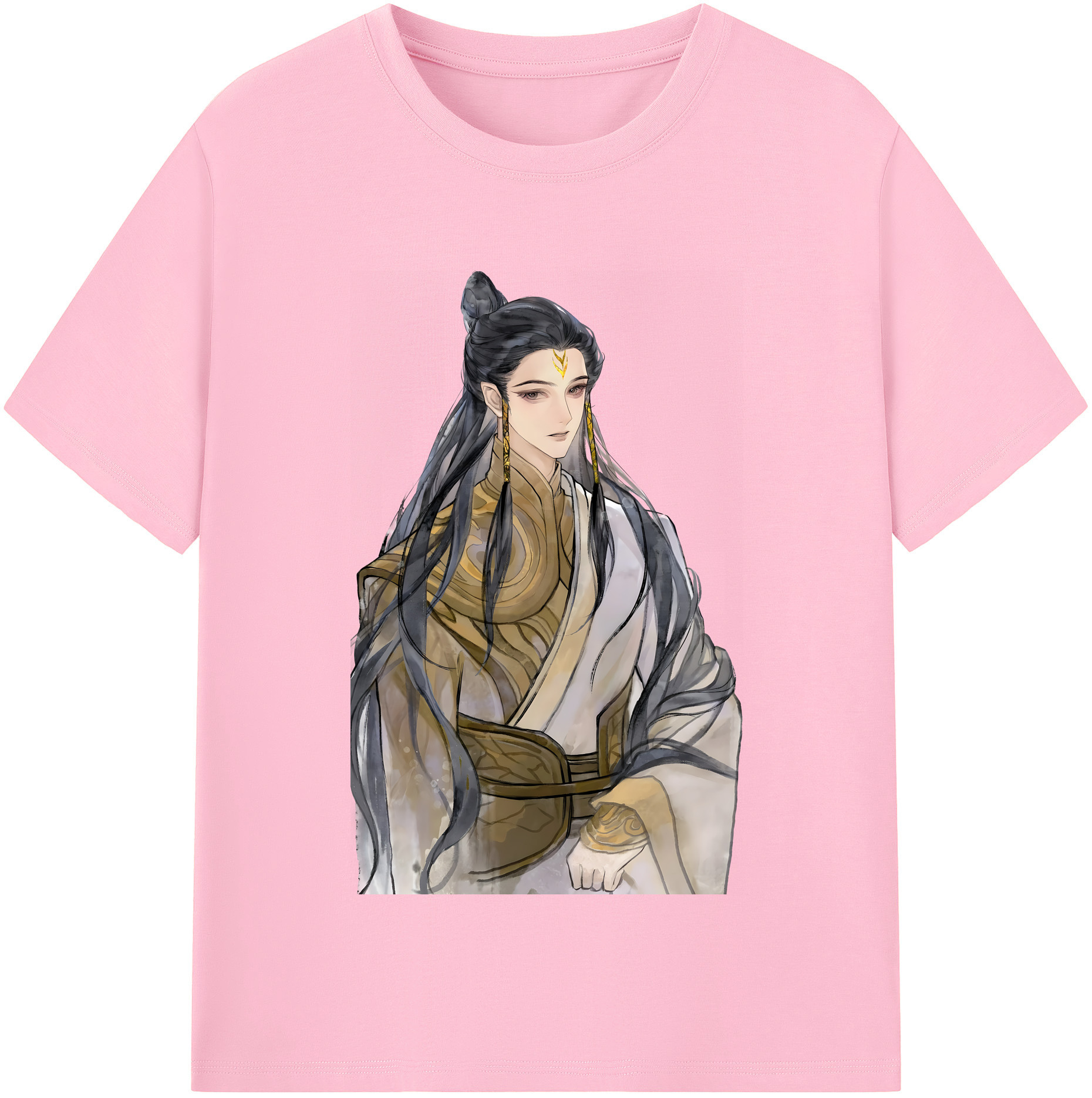 （画像用） Ne Zha 2 ナタ 魔童の大暴れ 綿100％半袖Tシャツ（フロントプリント）