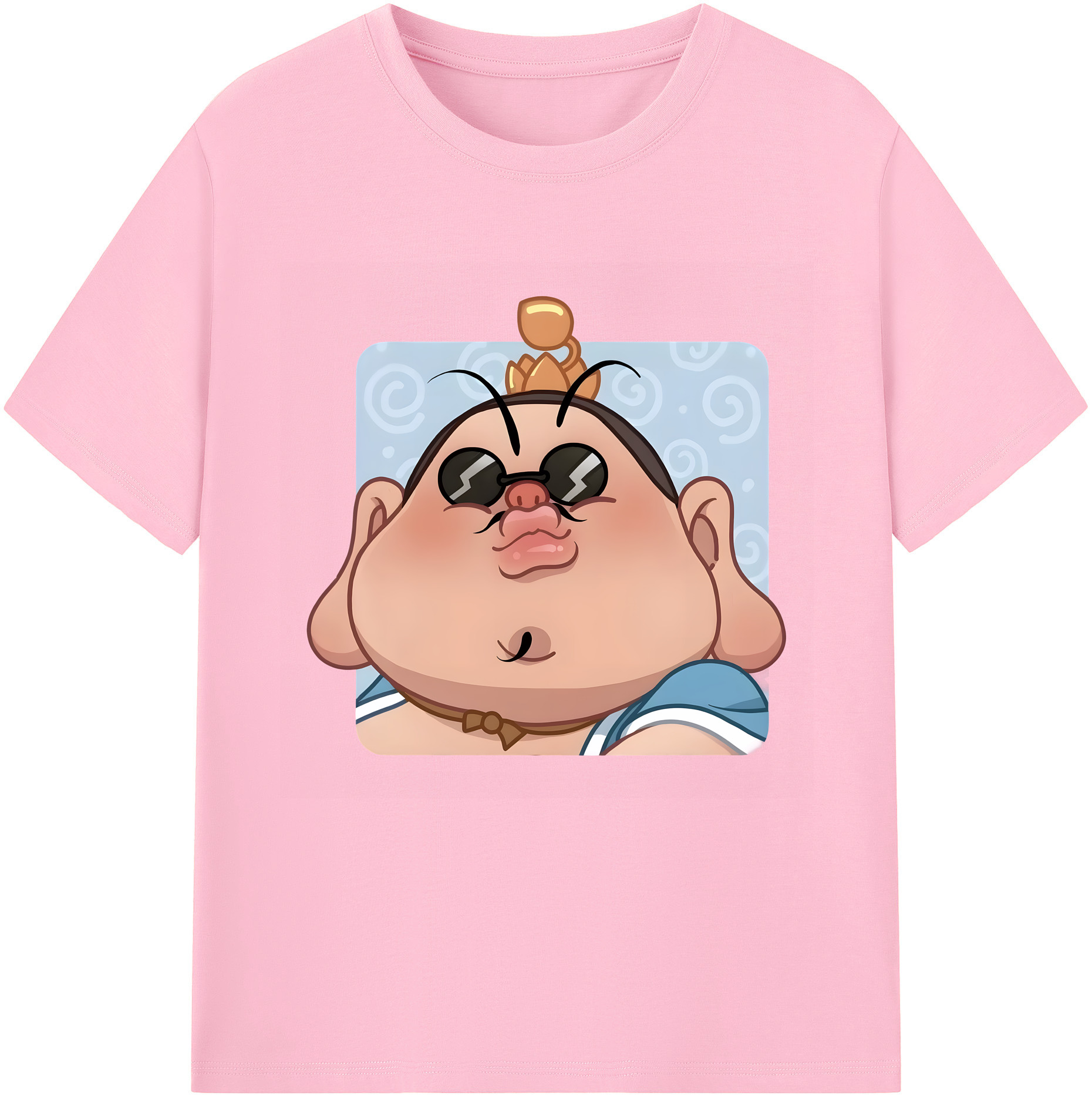 （画像用） Ne Zha 2 ナタ 魔童の大暴れ 綿100％半袖Tシャツ（フロントプリント）
