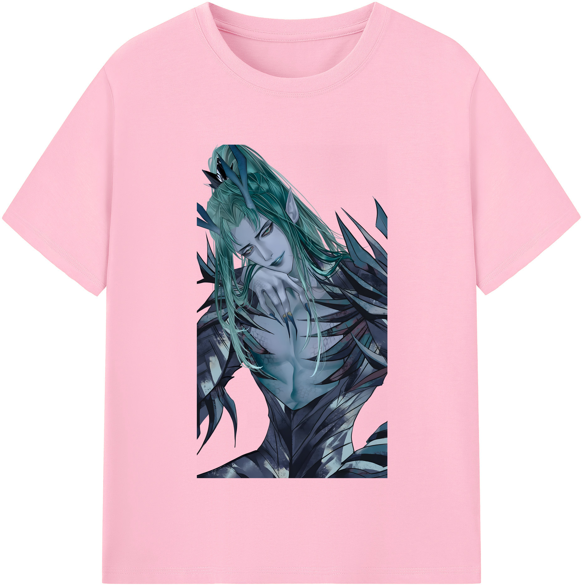 （画像用） Ne Zha 2 ナタ 魔童の大暴れ 綿100％半袖Tシャツ（フロントプリント）