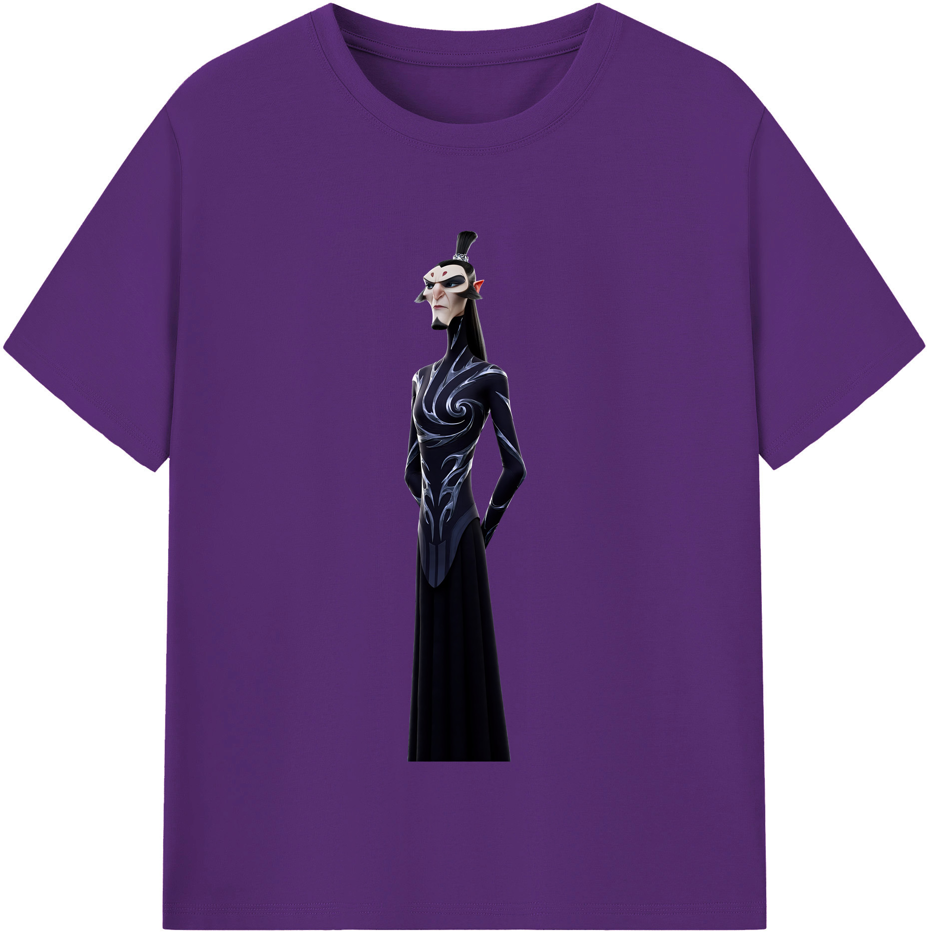 （画像用） Ne Zha 2 ナタ 魔童の大暴れ 綿100％半袖Tシャツ（フロントプリント）