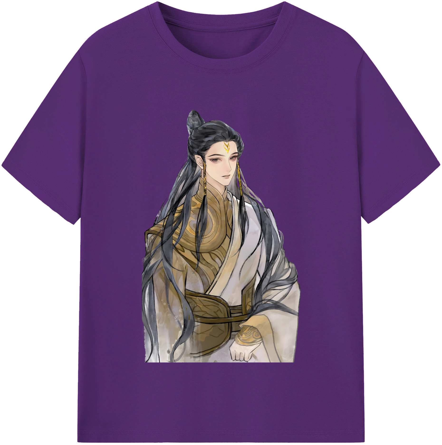 （画像用） Ne Zha 2 ナタ 魔童の大暴れ 綿100％半袖Tシャツ（フロントプリント）