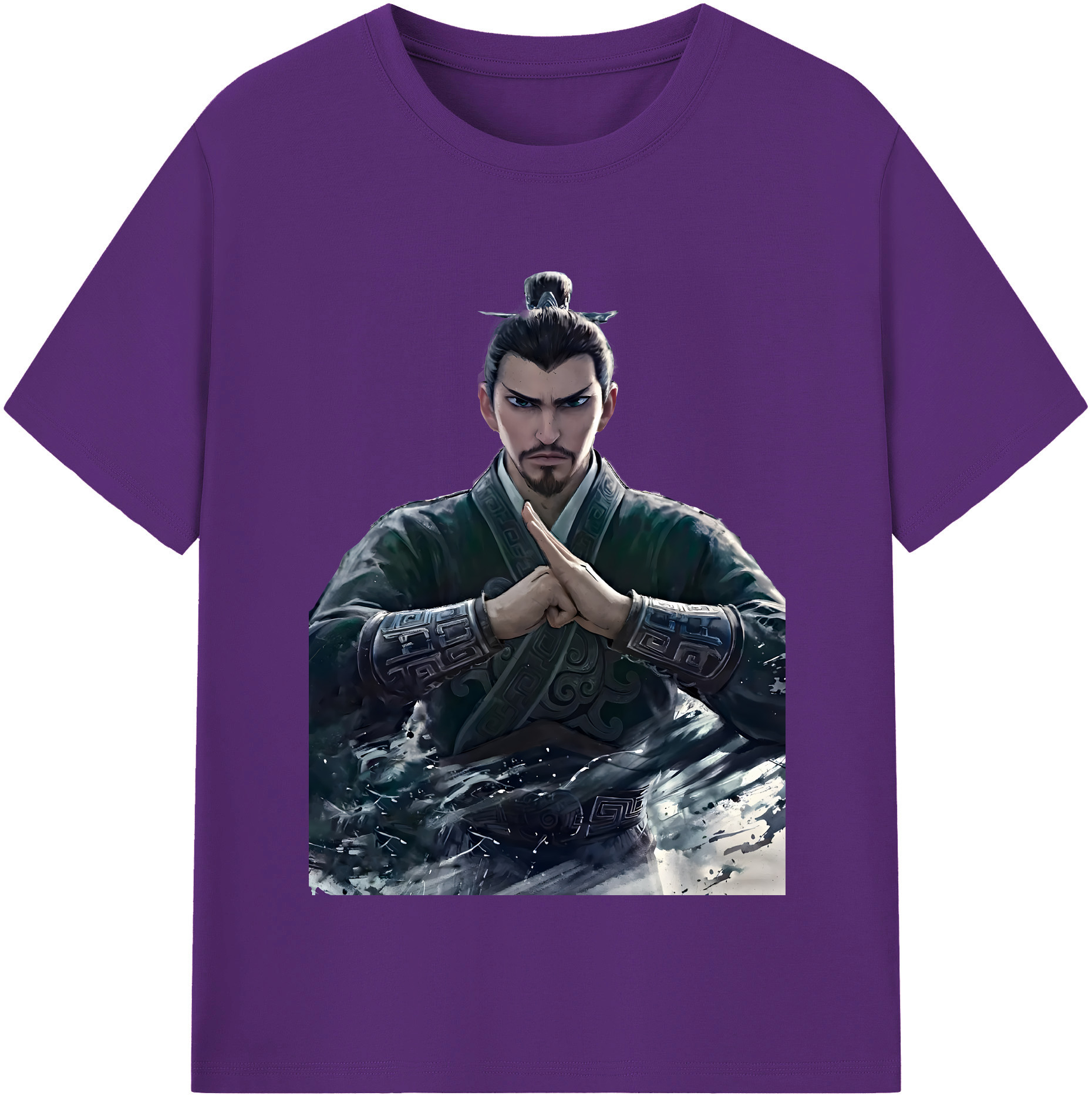 （画像用） Ne Zha 2 ナタ 魔童の大暴れ 綿100％半袖Tシャツ（フロントプリント）