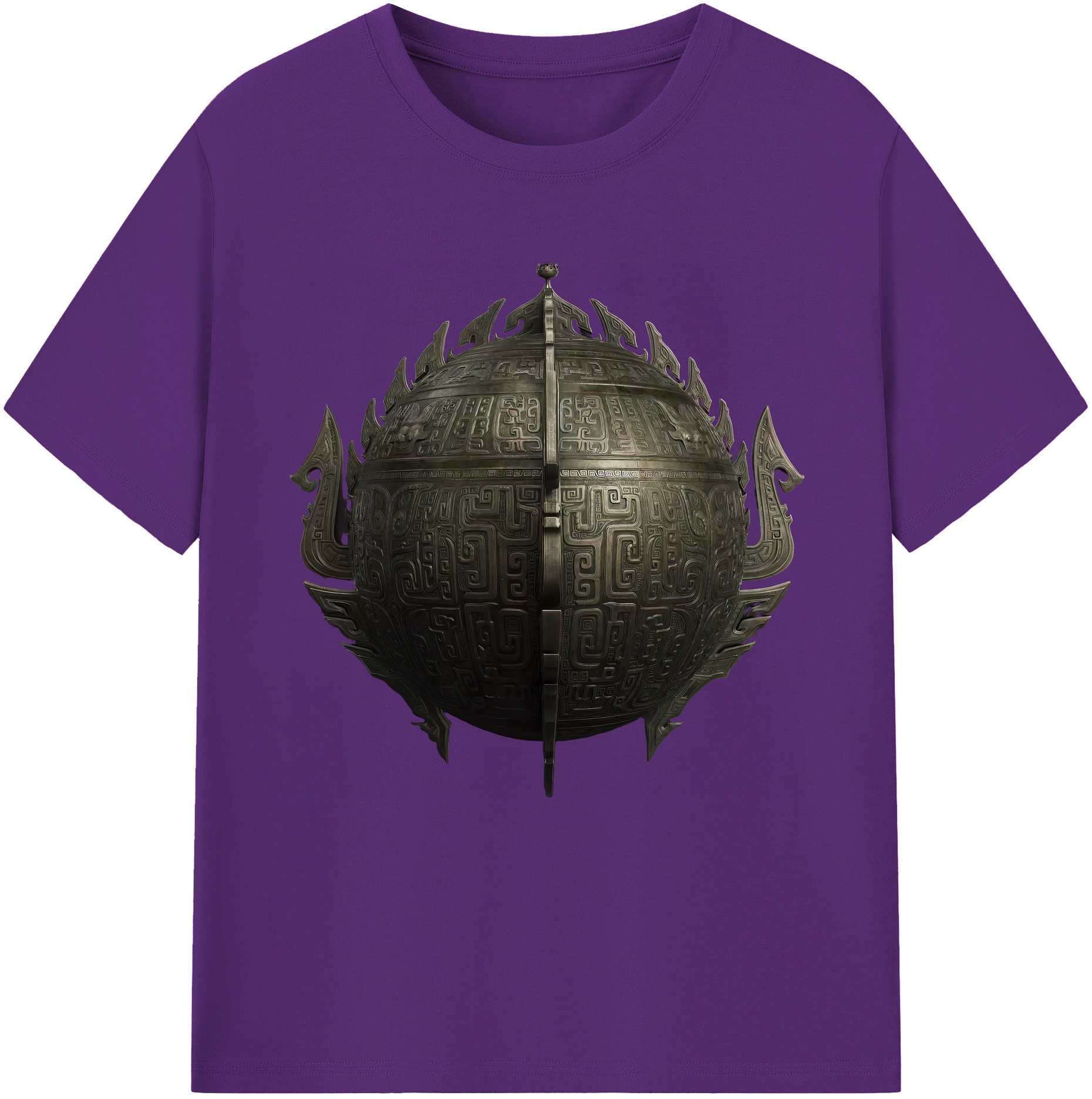 （画像用） Ne Zha 2 ナタ 魔童の大暴れ 綿100％半袖Tシャツ（フロントプリント）