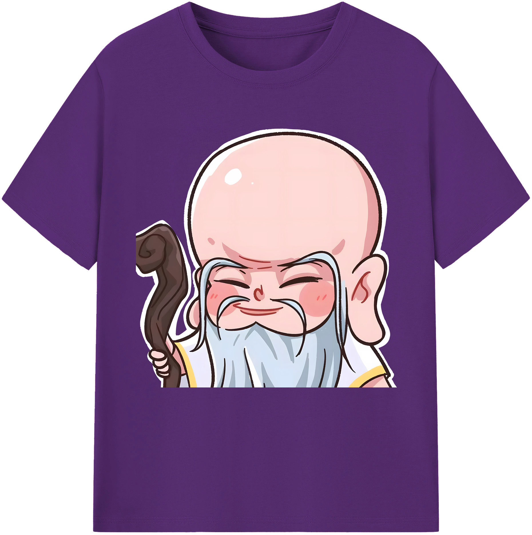 （画像用） Ne Zha 2 ナタ 魔童の大暴れ 綿100％半袖Tシャツ（フロントプリント）