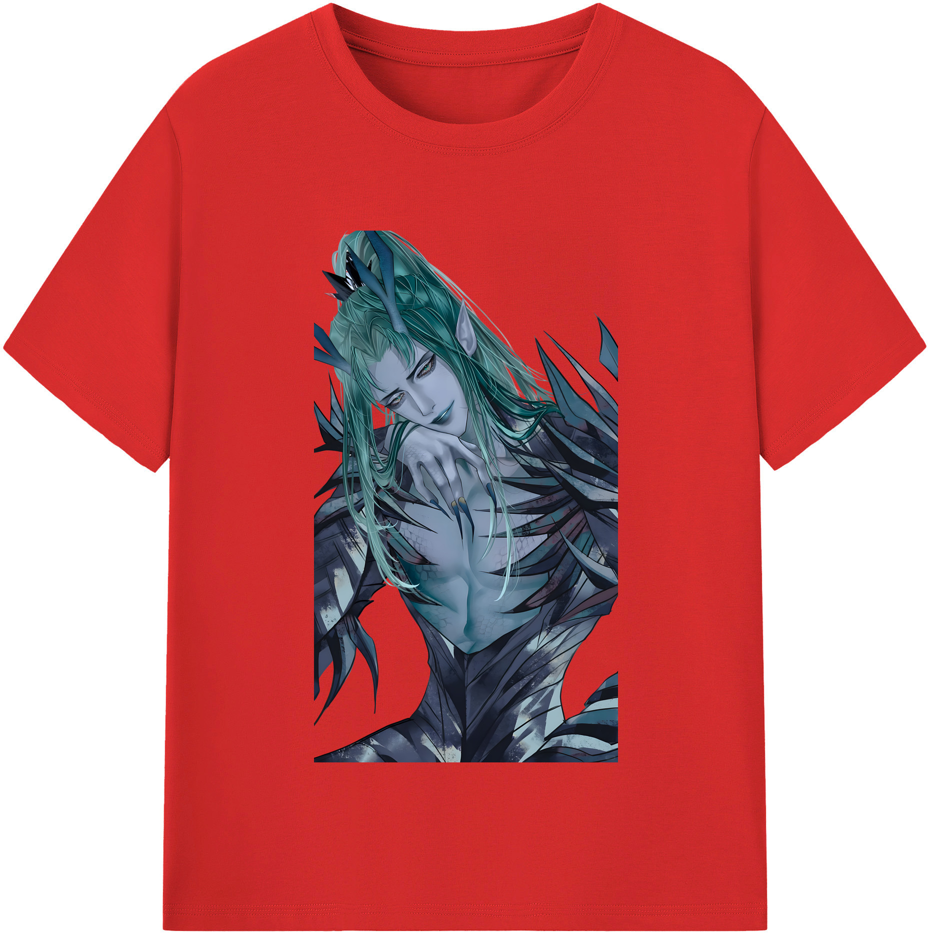 （画像用） Ne Zha 2 ナタ 魔童の大暴れ 綿100％半袖Tシャツ（フロントプリント）