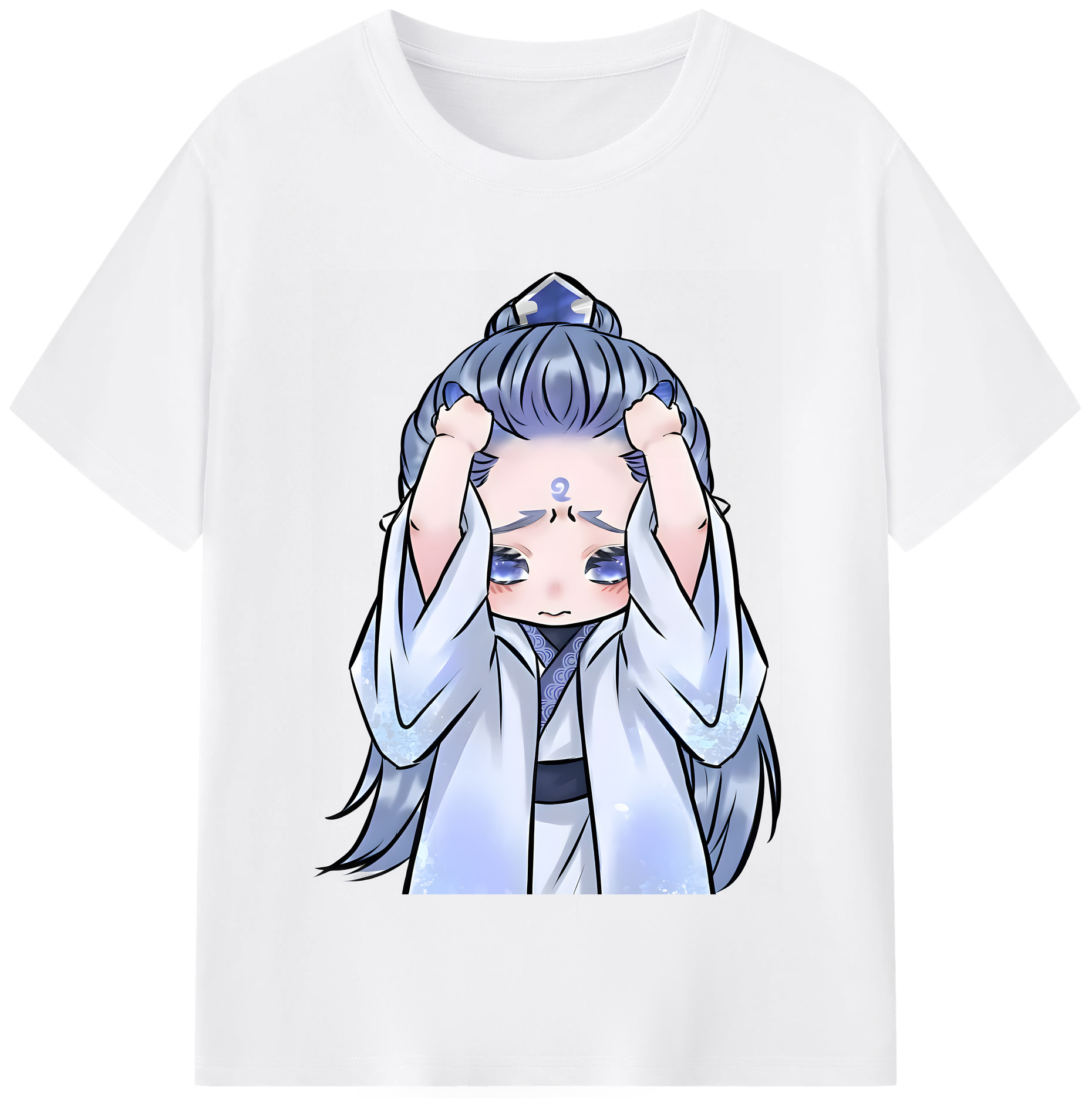 （画像用） Ne Zha 2 ナタ 魔童の大暴れ 綿100％半袖Tシャツ（フロントプリント）