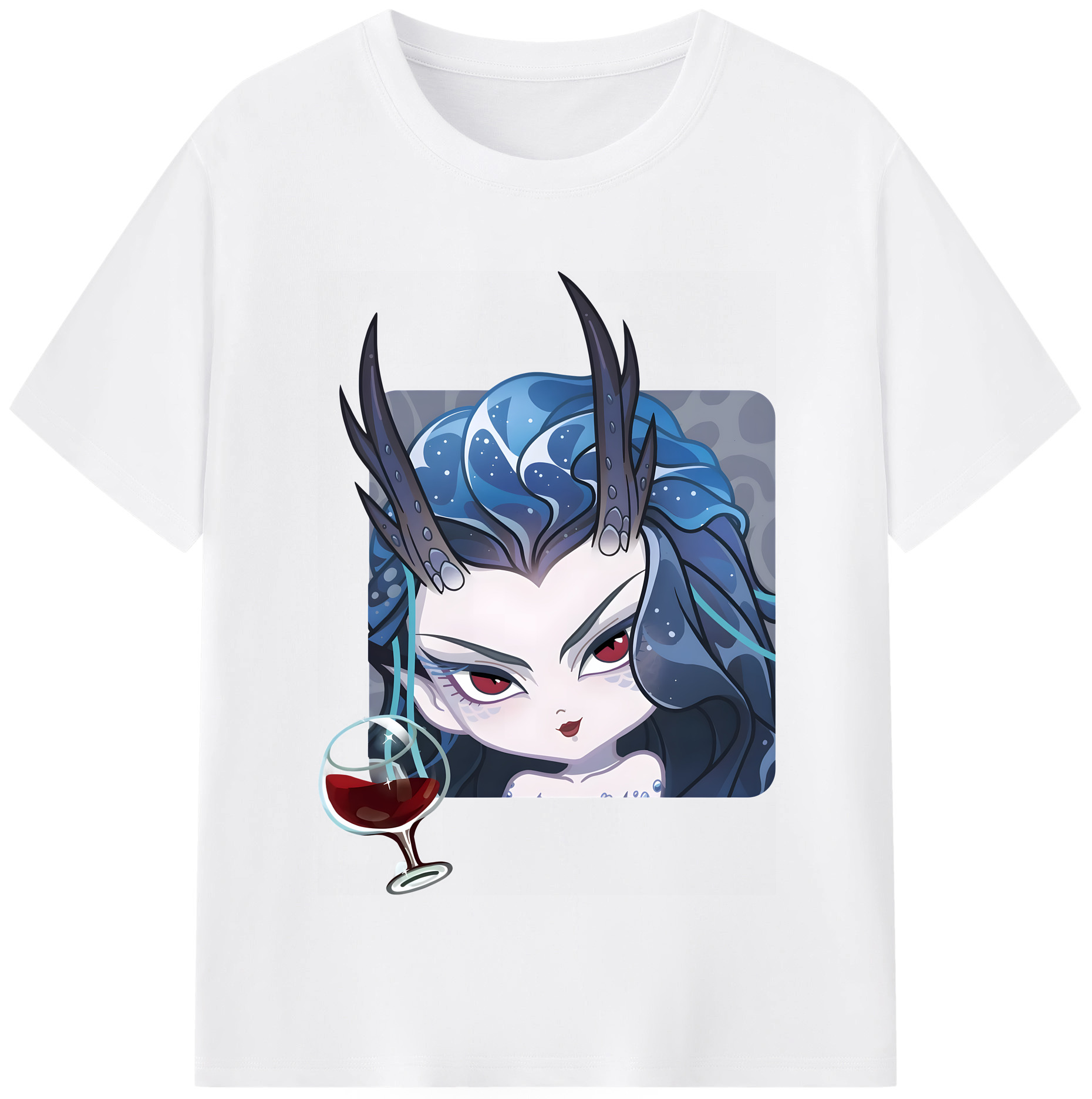 （画像用） Ne Zha 2 ナタ 魔童の大暴れ 綿100％半袖Tシャツ（フロントプリント）