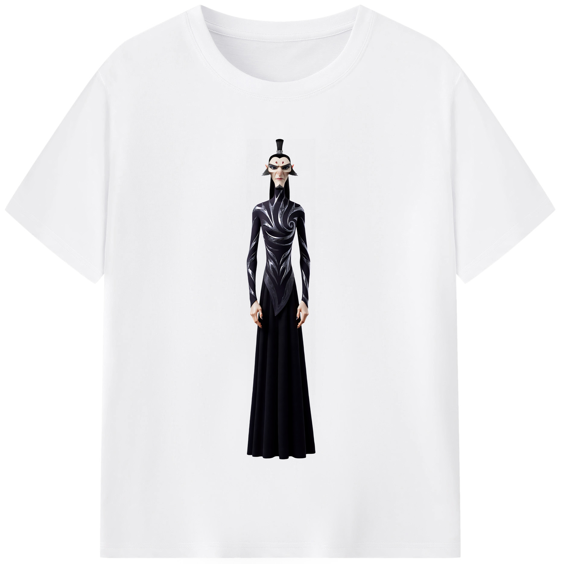 （画像用） Ne Zha 2 ナタ 魔童の大暴れ 綿100％半袖Tシャツ（フロントプリント）