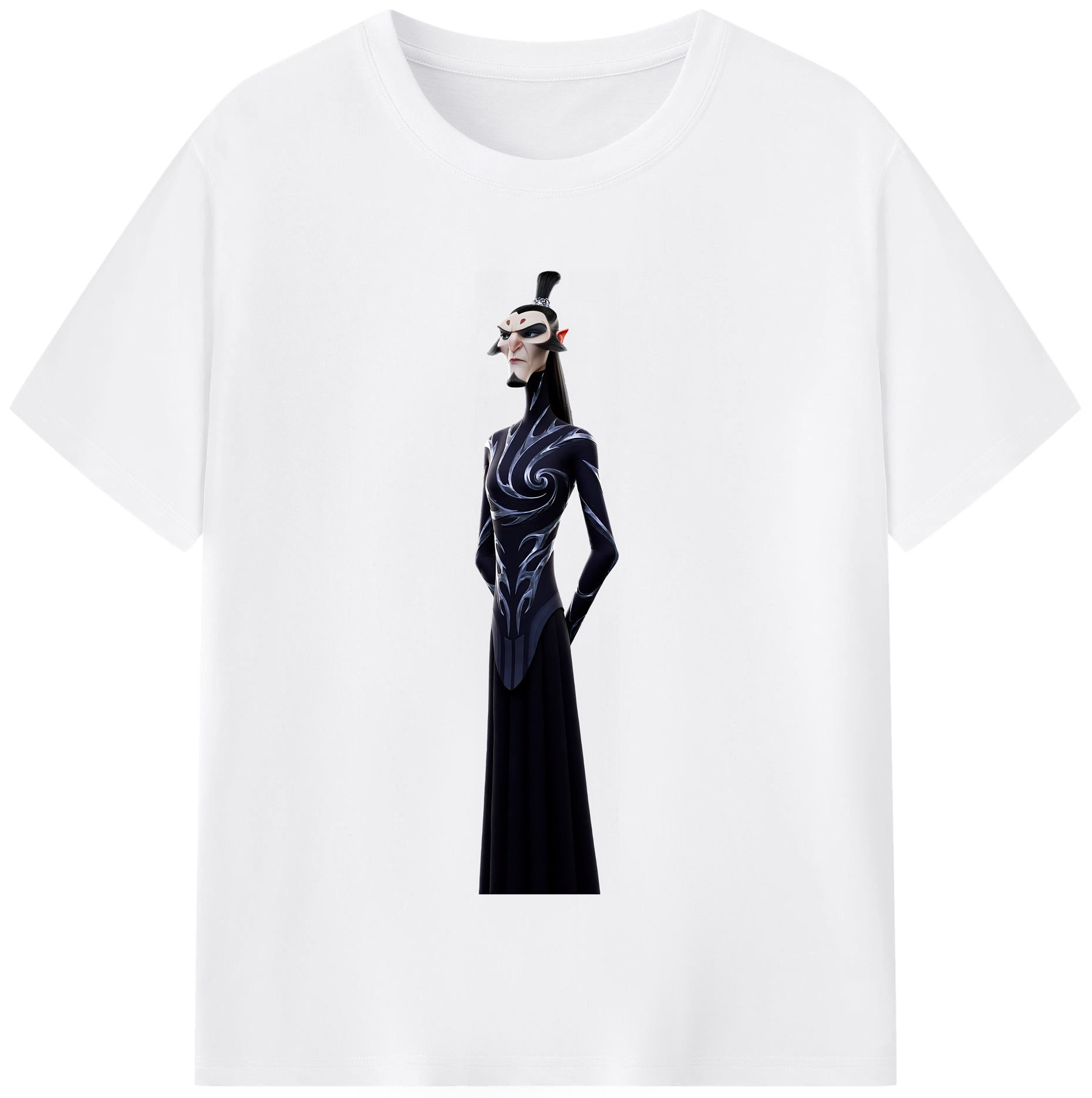 （画像用） Ne Zha 2 ナタ 魔童の大暴れ 綿100％半袖Tシャツ（フロントプリント）