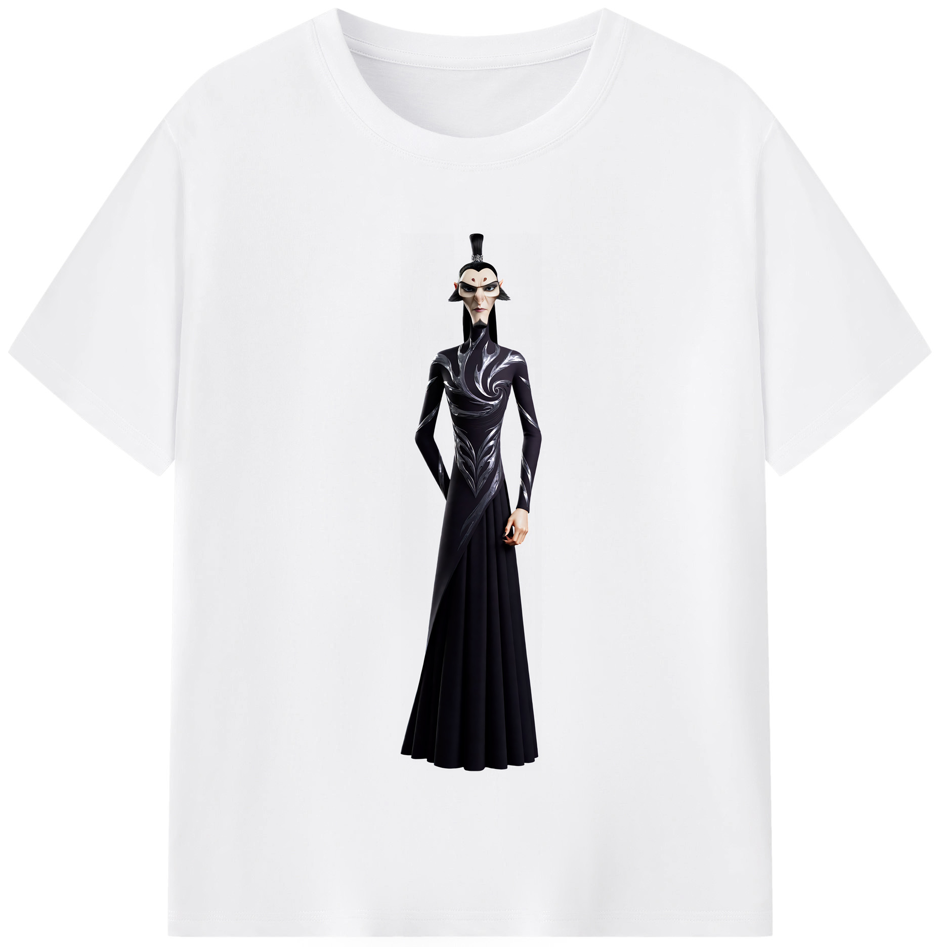 （画像用） Ne Zha 2 ナタ 魔童の大暴れ 綿100％半袖Tシャツ（フロントプリント）