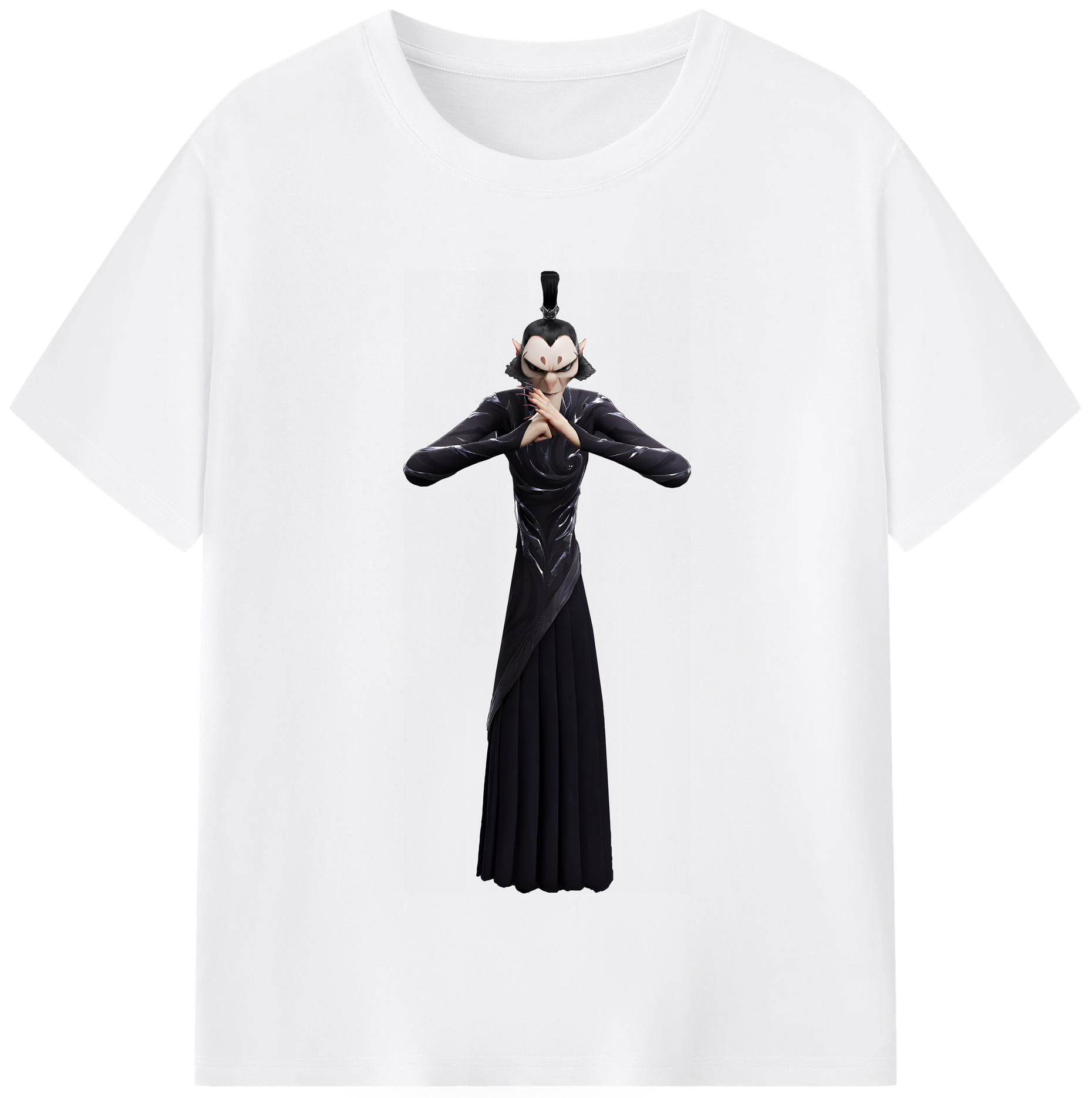 （画像用） Ne Zha 2 ナタ 魔童の大暴れ 綿100％半袖Tシャツ（フロントプリント）