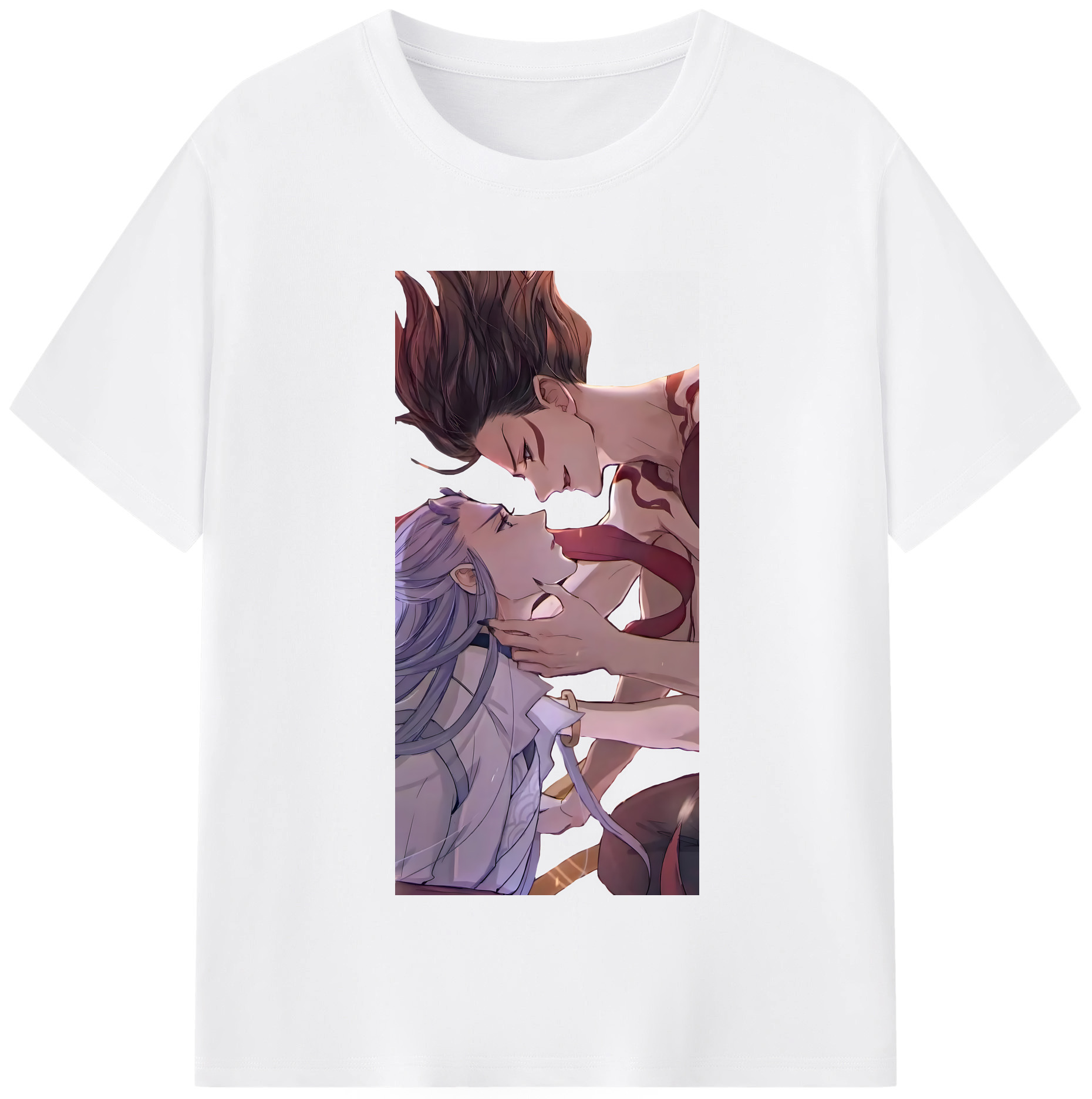 （画像用） Ne Zha 2 ナタ 魔童の大暴れ 綿100％半袖Tシャツ（フロントプリント）