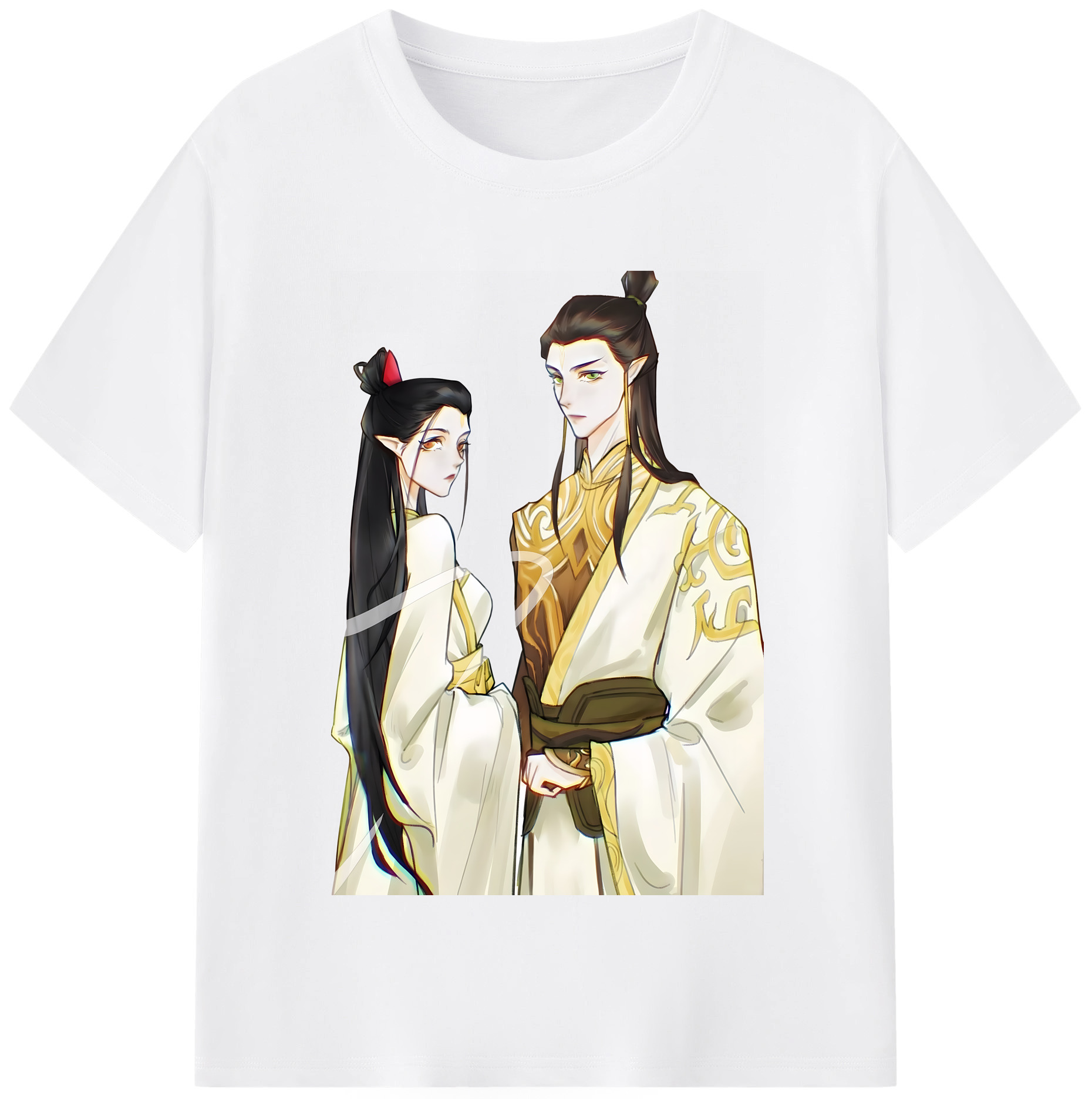 （画像用） Ne Zha 2 ナタ 魔童の大暴れ 綿100％半袖Tシャツ（フロントプリント）