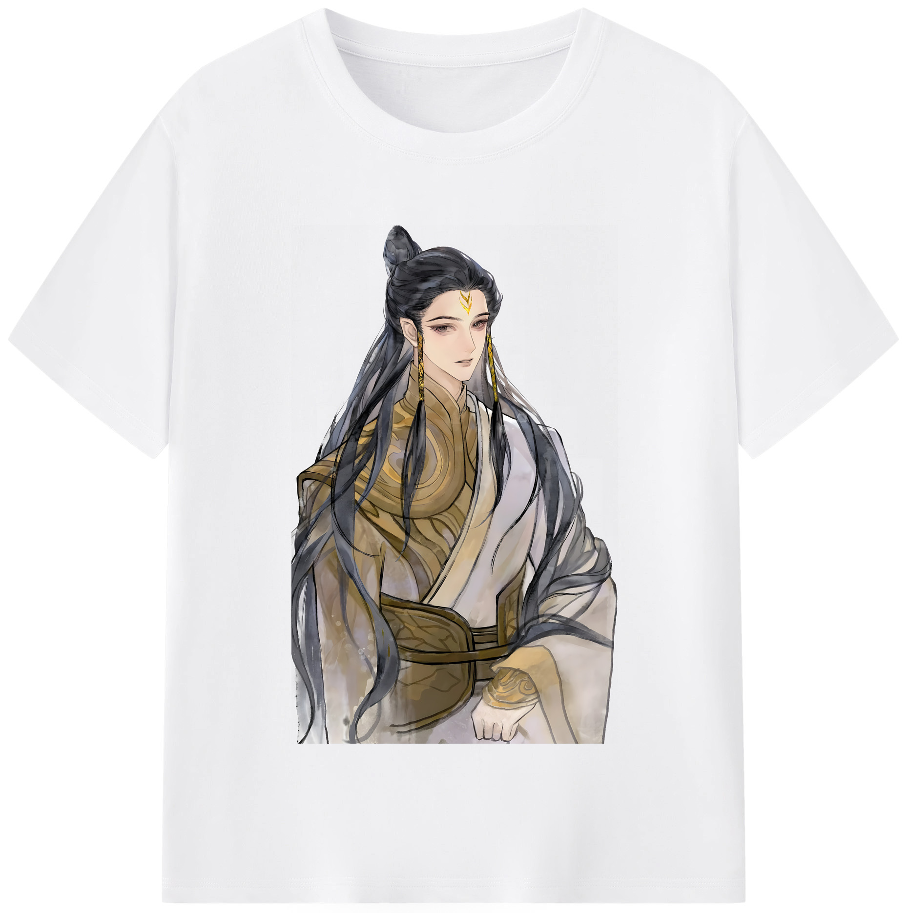 （画像用） Ne Zha 2 ナタ 魔童の大暴れ 綿100％半袖Tシャツ（フロントプリント）
