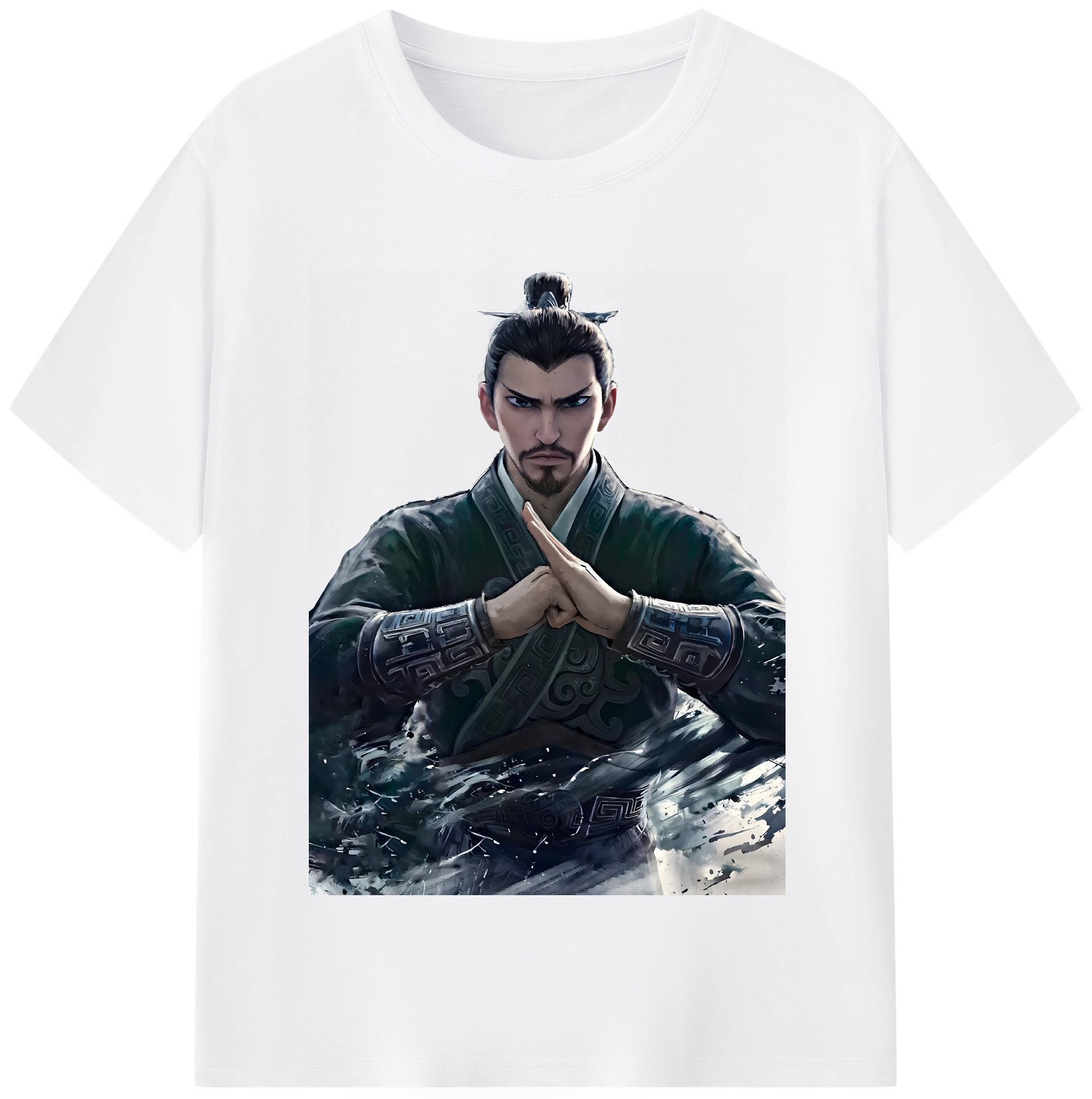 （画像用） Ne Zha 2 ナタ 魔童の大暴れ 綿100％半袖Tシャツ（フロントプリント）