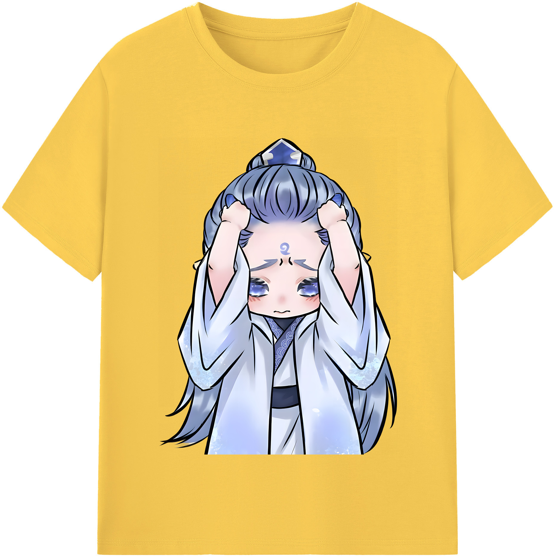 （画像用） Ne Zha 2 ナタ 魔童の大暴れ 綿100％半袖Tシャツ（フロントプリント）