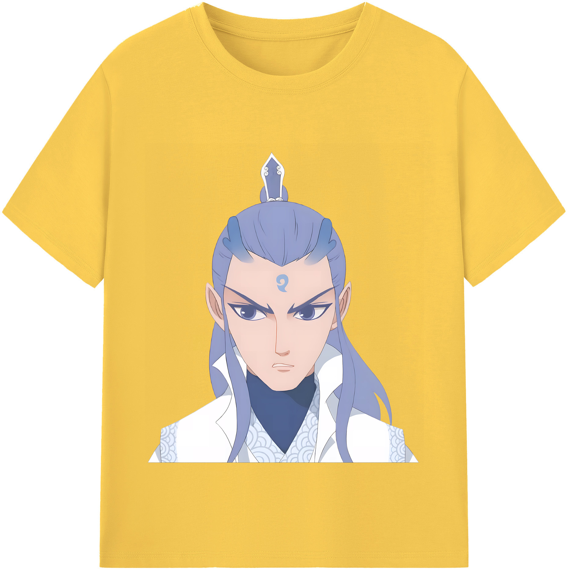 （画像用） Ne Zha 2 ナタ 魔童の大暴れ 綿100％半袖Tシャツ（フロントプリント）