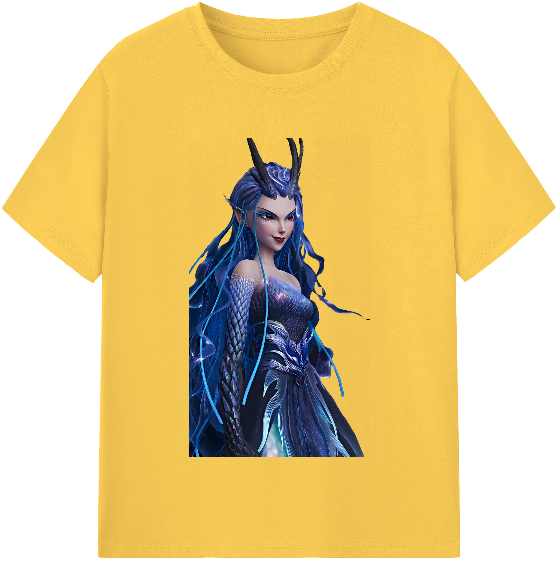 （画像用） Ne Zha 2 ナタ 魔童の大暴れ 綿100％半袖Tシャツ（フロントプリント）