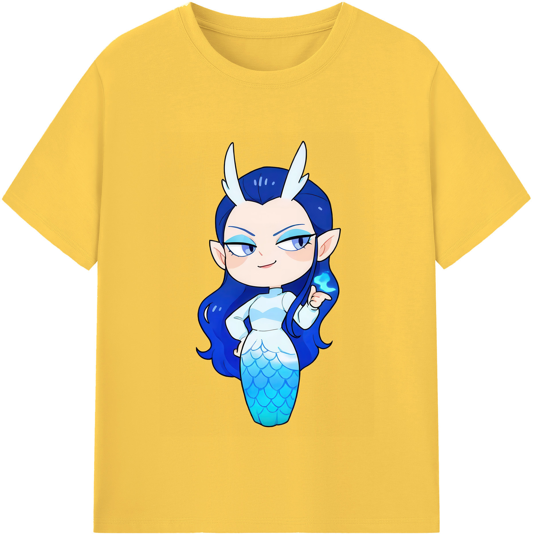 （画像用） Ne Zha 2 ナタ 魔童の大暴れ 綿100％半袖Tシャツ（フロントプリント）