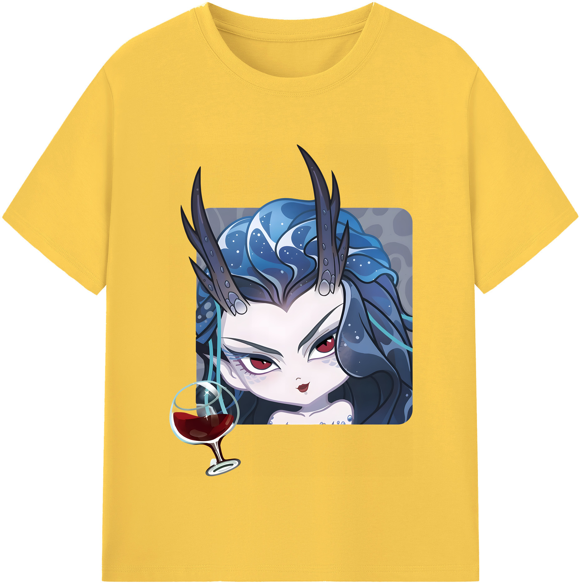 （画像用） Ne Zha 2 ナタ 魔童の大暴れ 綿100％半袖Tシャツ（フロントプリント）