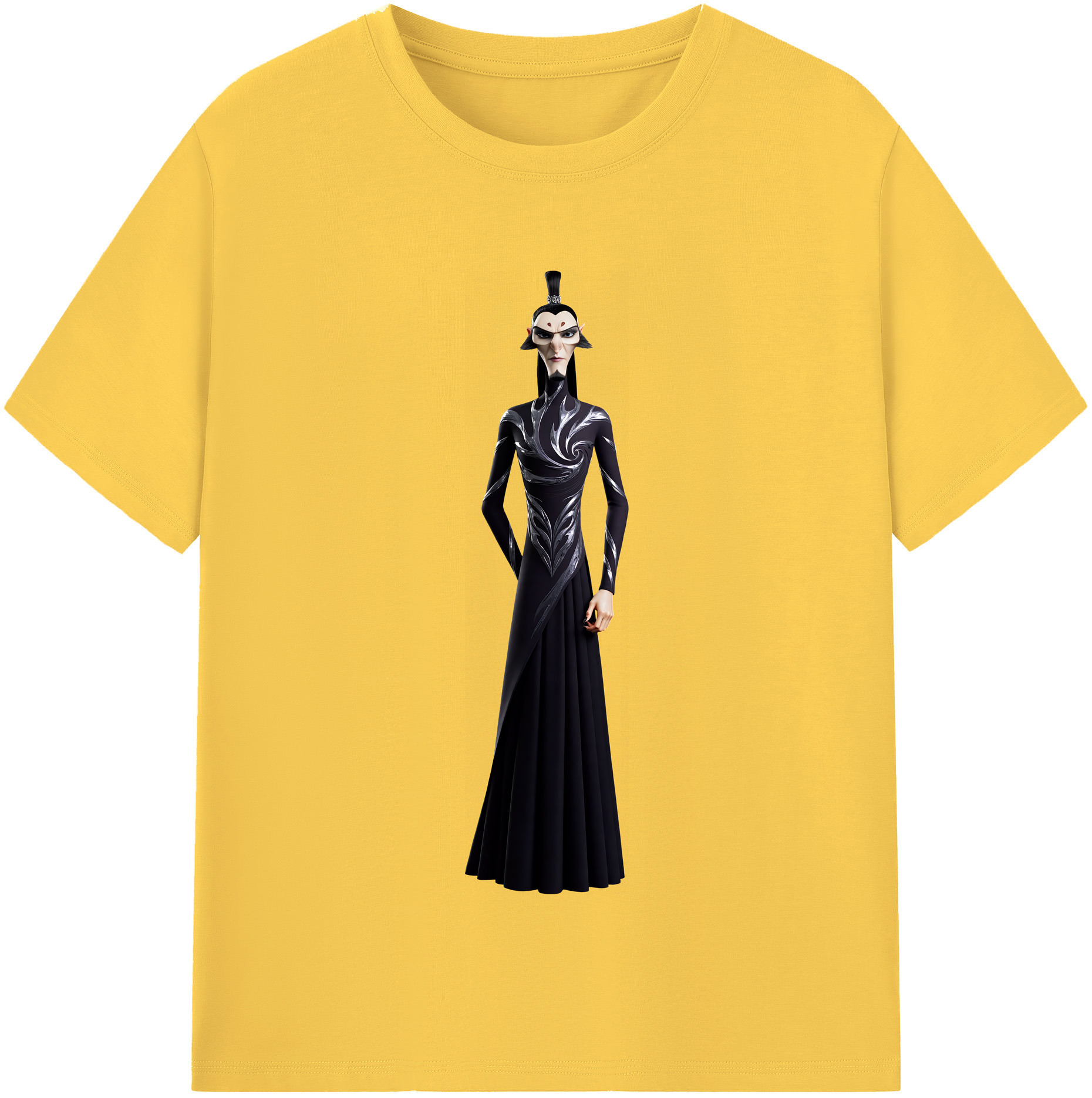 （画像用） Ne Zha 2 ナタ 魔童の大暴れ 綿100％半袖Tシャツ（フロントプリント）