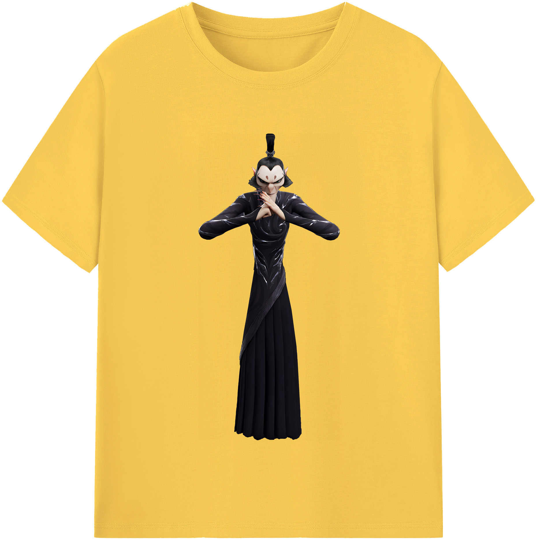 （画像用） Ne Zha 2 ナタ 魔童の大暴れ 綿100％半袖Tシャツ（フロントプリント）