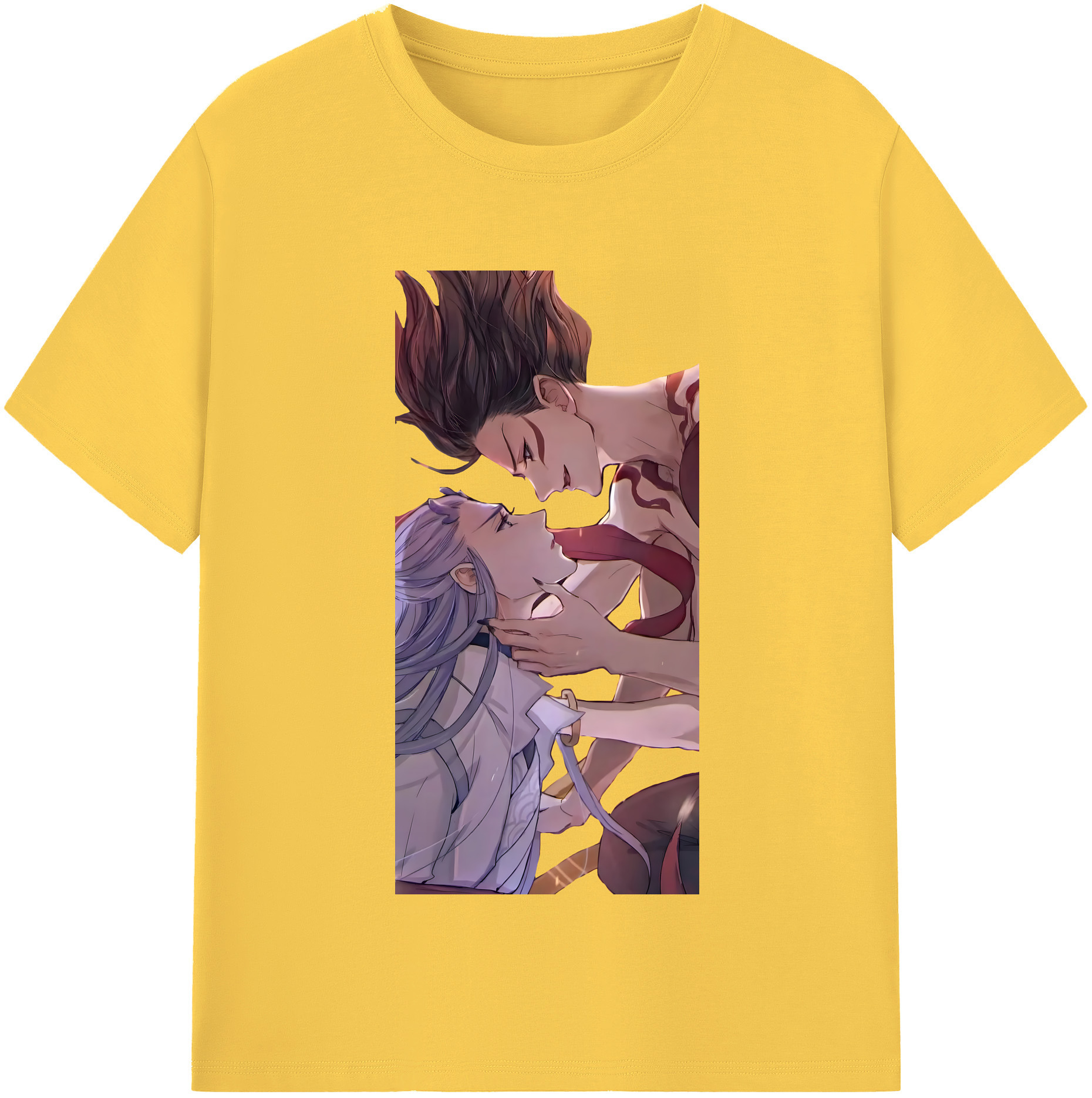 （画像用） Ne Zha 2 ナタ 魔童の大暴れ 綿100％半袖Tシャツ（フロントプリント）