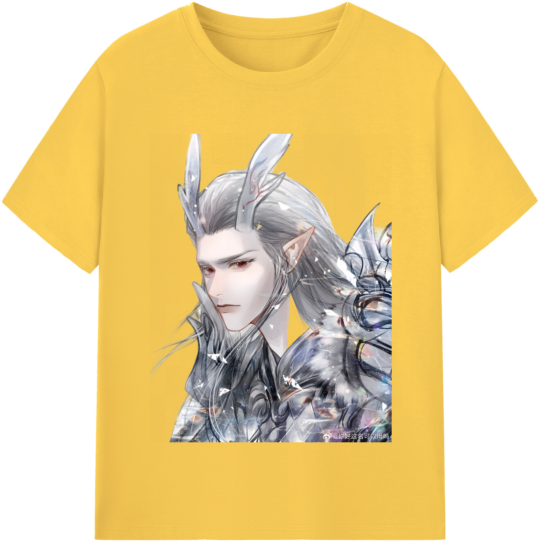 （画像用） Ne Zha 2 ナタ 魔童の大暴れ 綿100％半袖Tシャツ（フロントプリント）