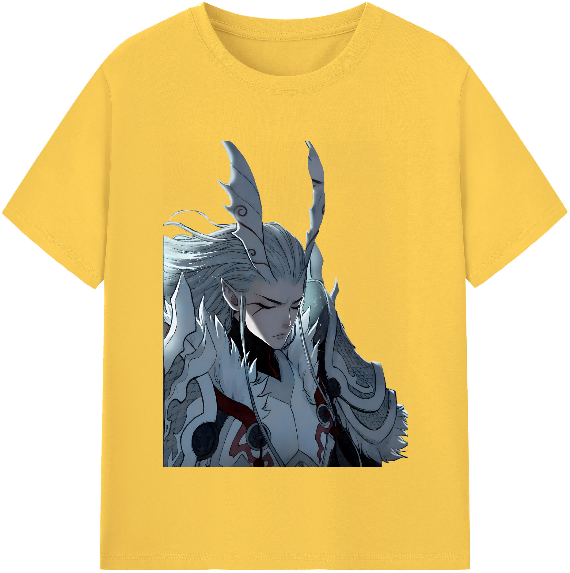 （画像用） Ne Zha 2 ナタ 魔童の大暴れ 綿100％半袖Tシャツ（フロントプリント）