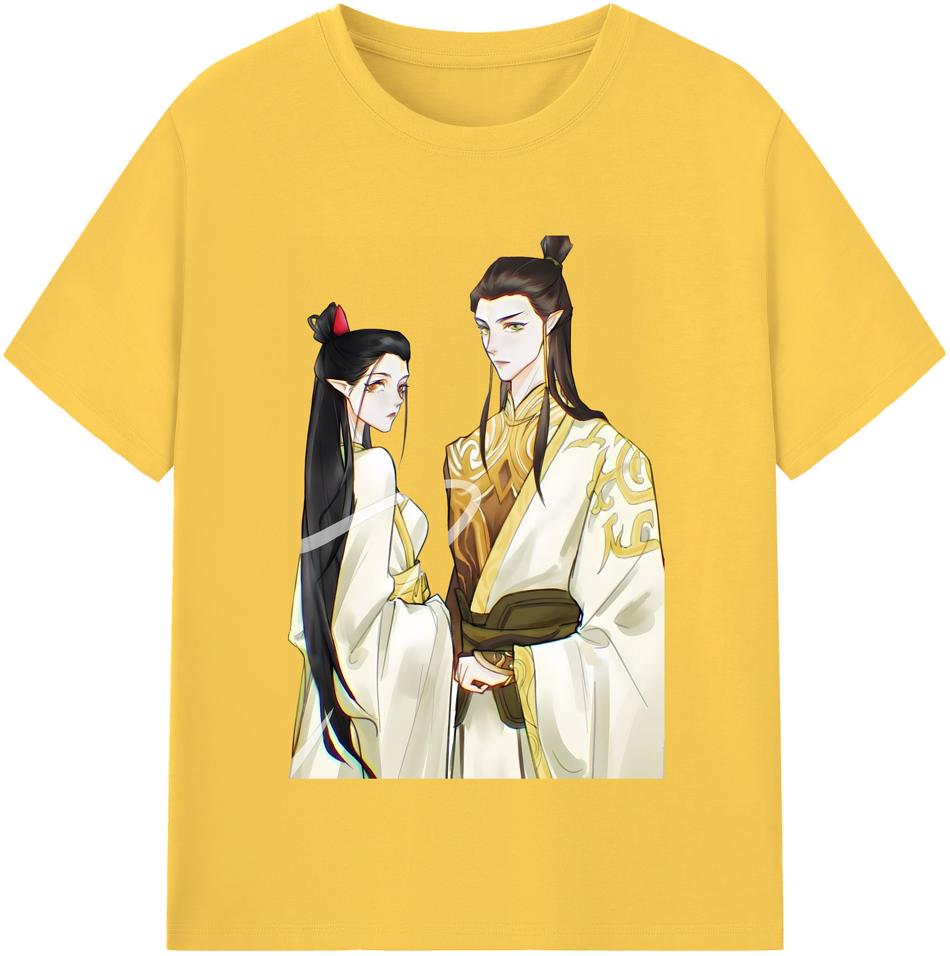 （画像用） Ne Zha 2 ナタ 魔童の大暴れ 綿100％半袖Tシャツ（フロントプリント）