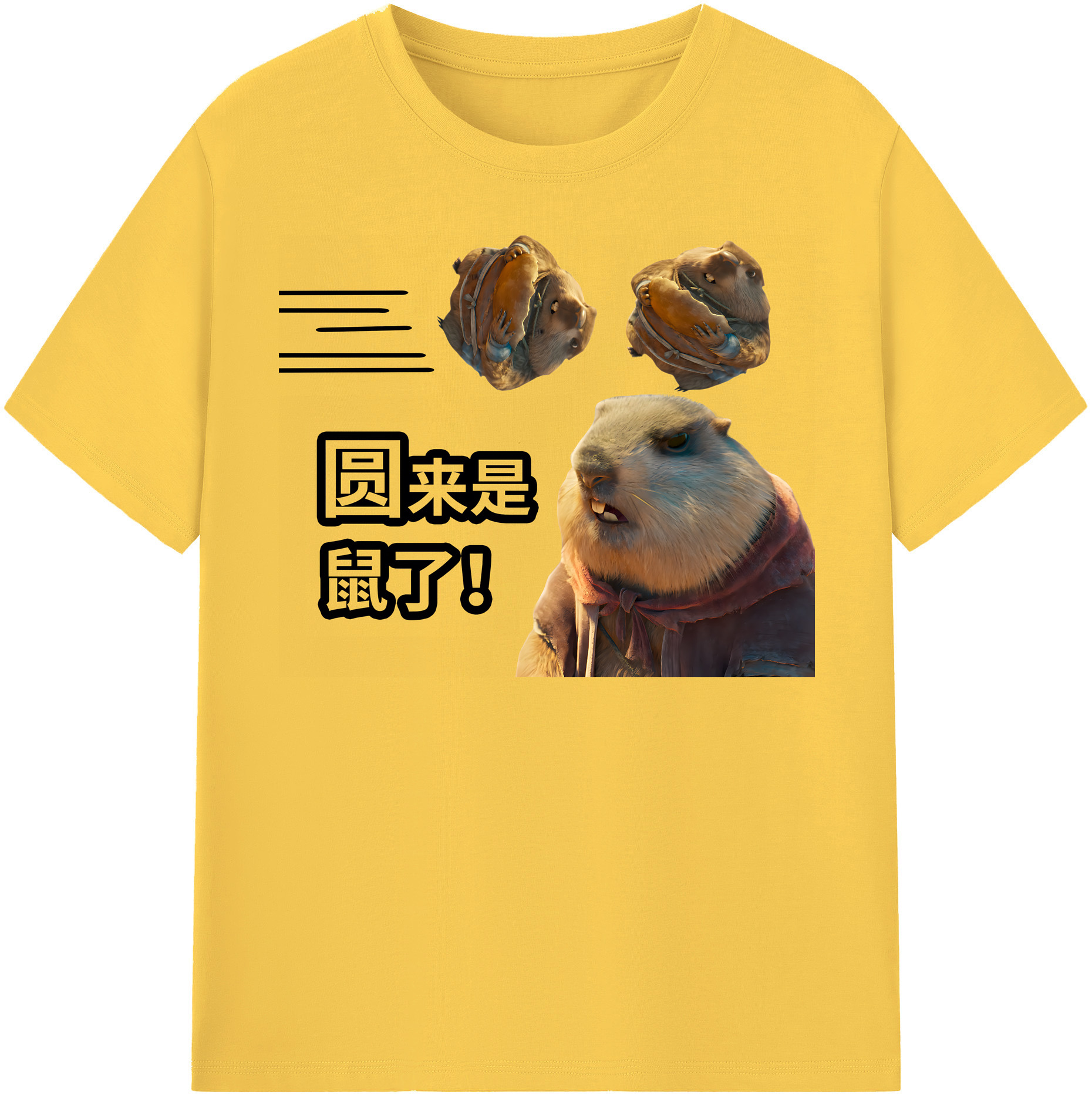 （画像用） Ne Zha 2 ナタ 魔童の大暴れ 綿100％半袖Tシャツ（フロントプリント）