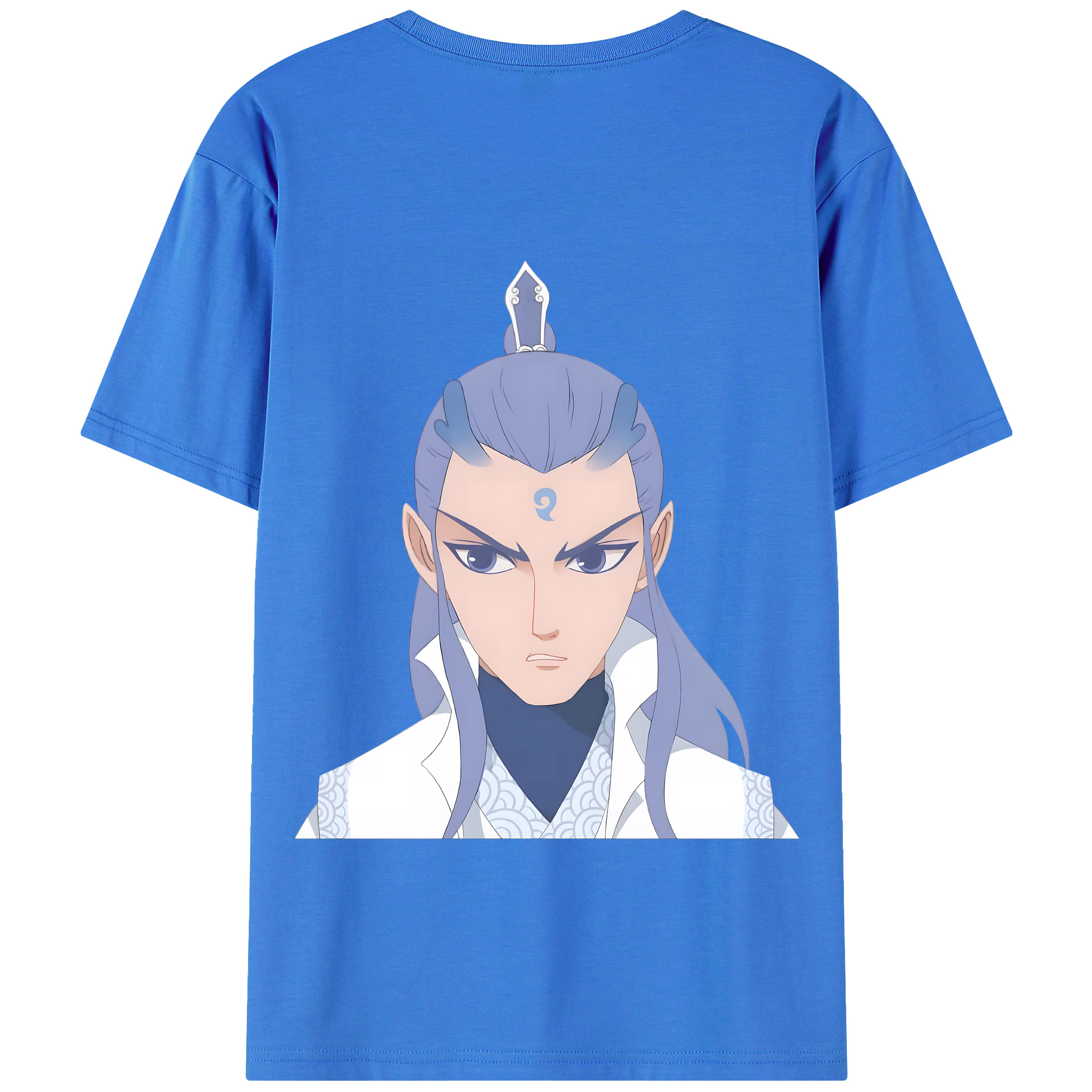 （画像用） Ne Zha 2 ナタ 魔童の大暴れ 綿100％半袖Tシャツ（背面プリント）