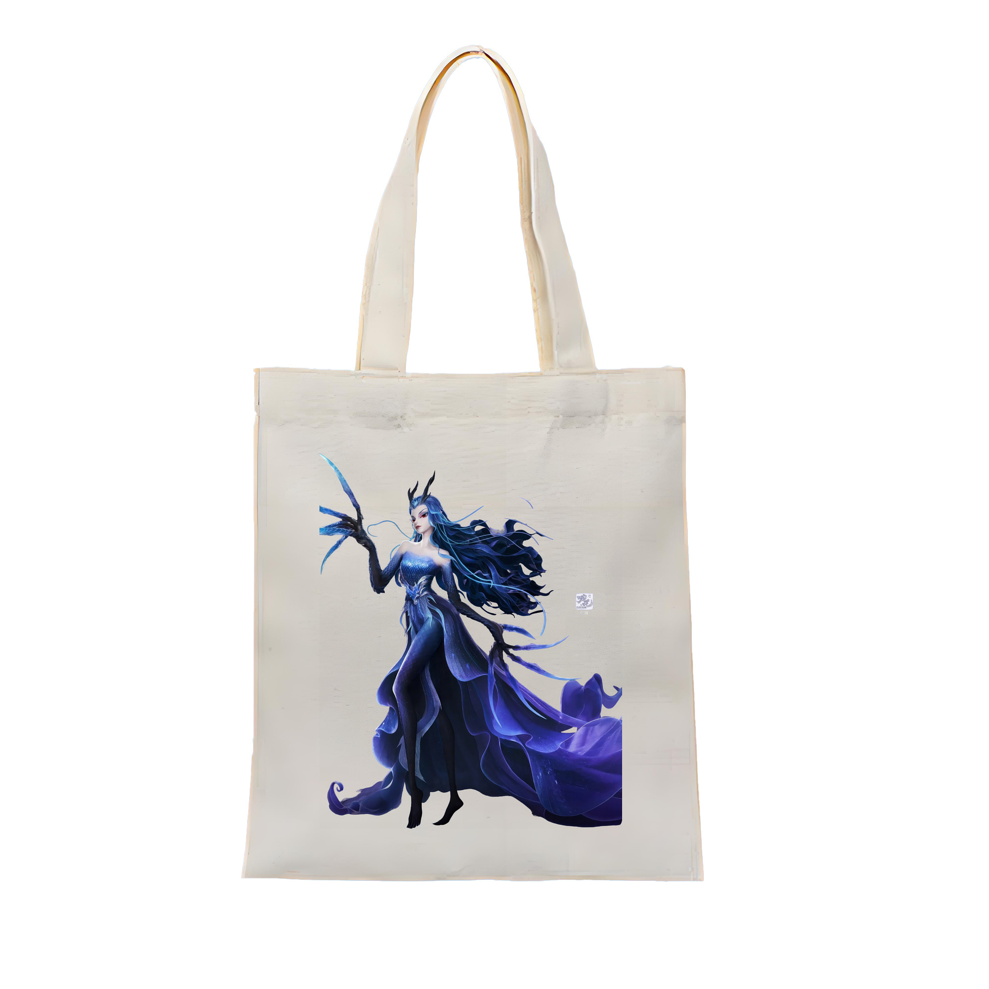 （画像用） Ne Zha 2 ナタ 魔童の大暴れ 縦型キャンバス生地手提げバッグ　トートバッグ