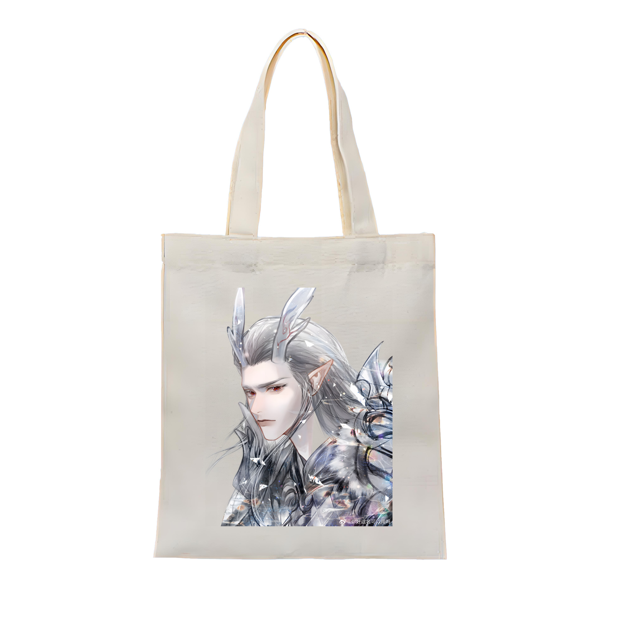 （画像用） Ne Zha 2 ナタ 魔童の大暴れ 縦型キャンバス生地手提げバッグ　トートバッグ
