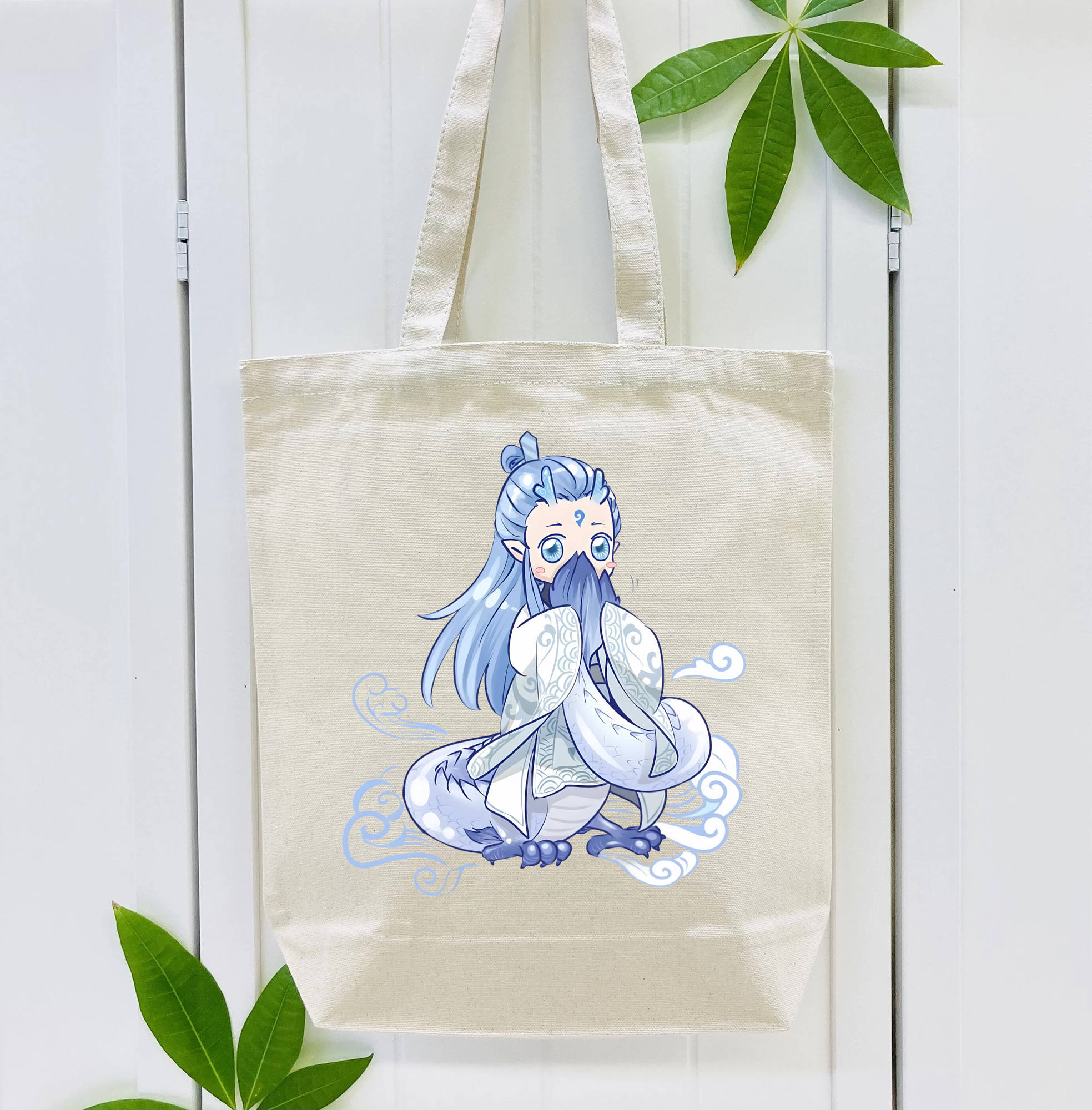 Ne Zha 2 ナタ 魔童の大暴れ 縦型キャンバス生地手提げバッグ　トートバッグ