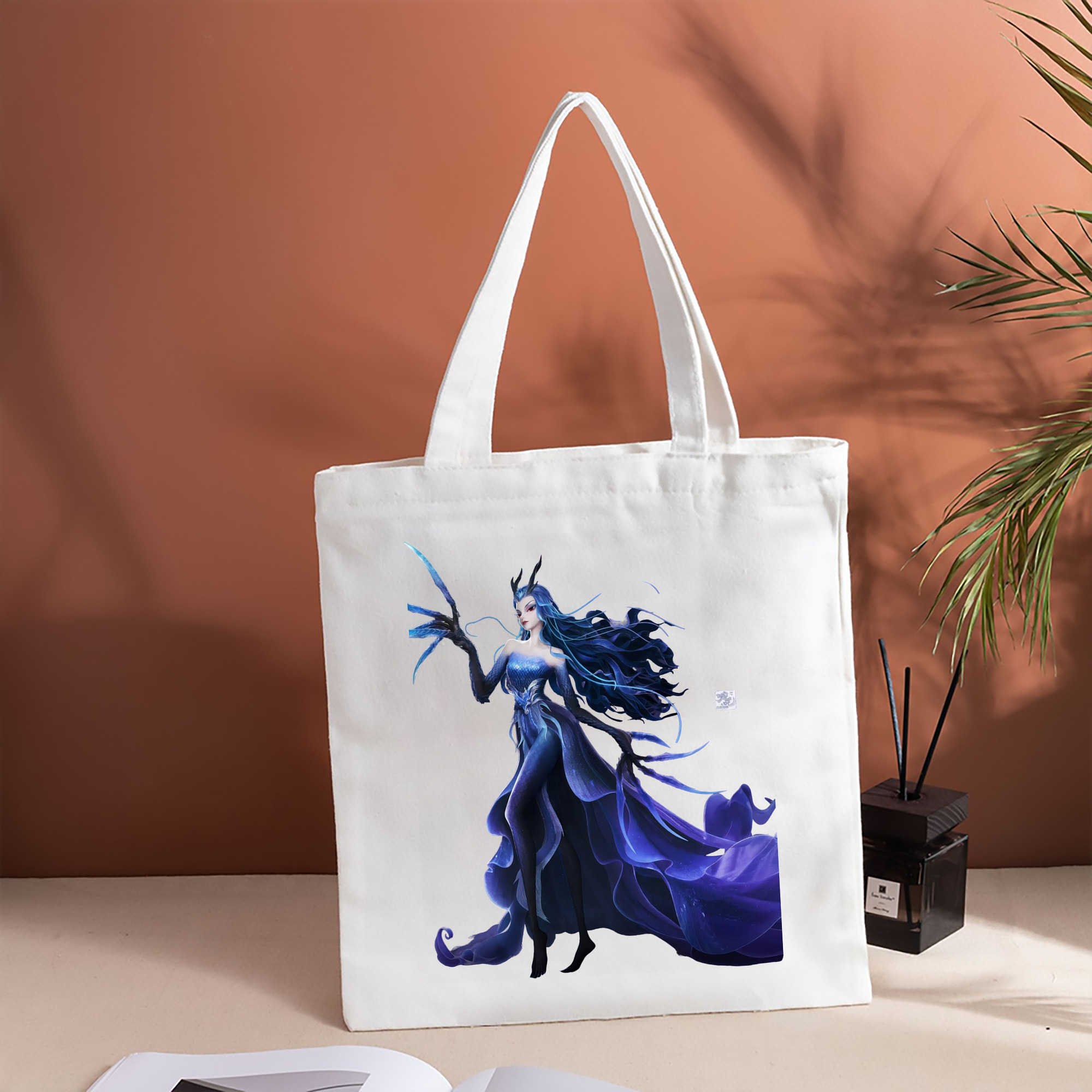 Ne Zha 2 ナタ 魔童の大暴れ 縦型キャンバス生地手提げバッグ　トートバッグ