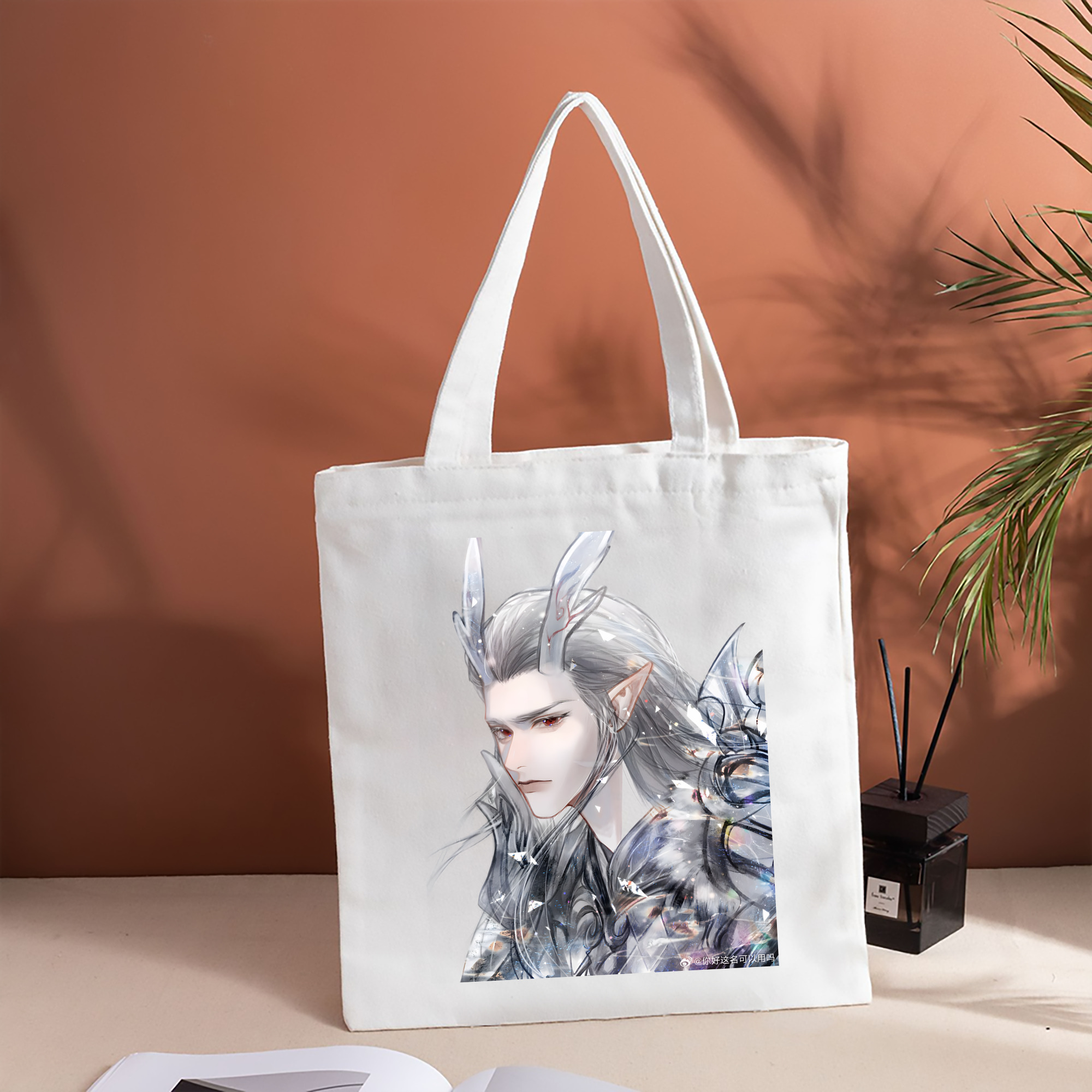 Ne Zha 2 ナタ 魔童の大暴れ 縦型キャンバス生地手提げバッグ　トートバッグ