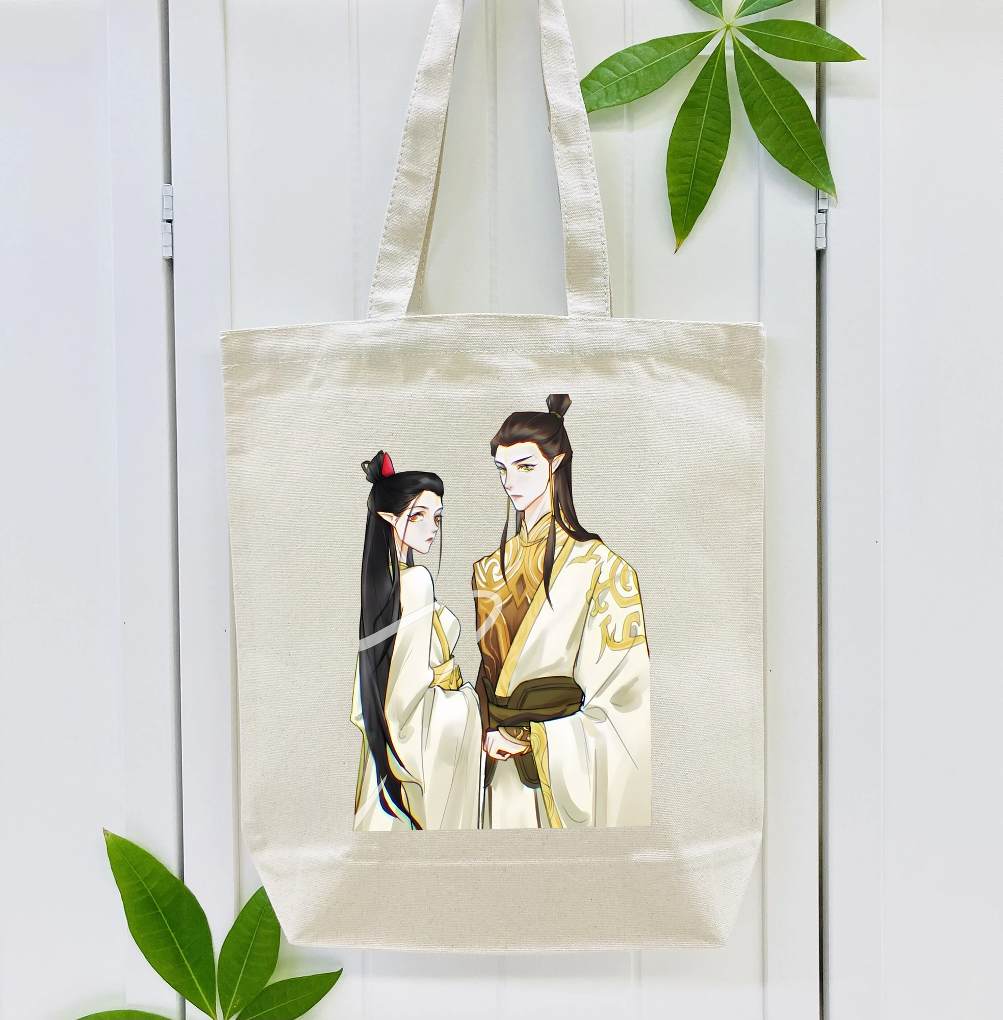 Ne Zha 2 ナタ 魔童の大暴れ 縦型キャンバス生地手提げバッグ　トートバッグ