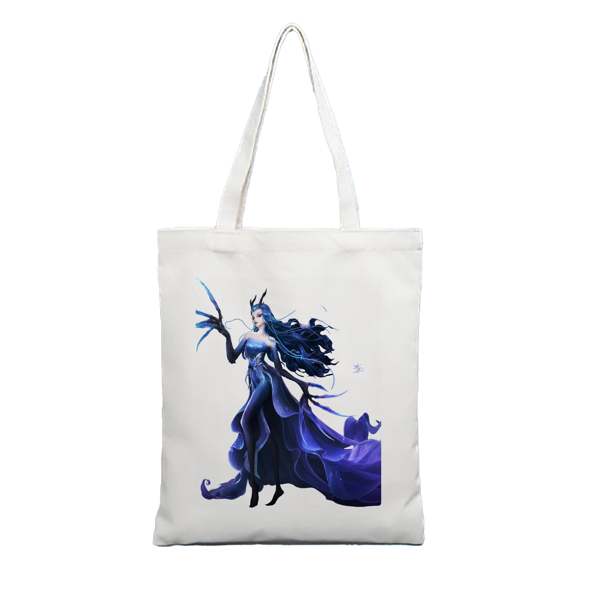 （画像用） Ne Zha 2 ナタ 魔童の大暴れ 縦型キャンバス生地手提げバッグ　トートバッグ