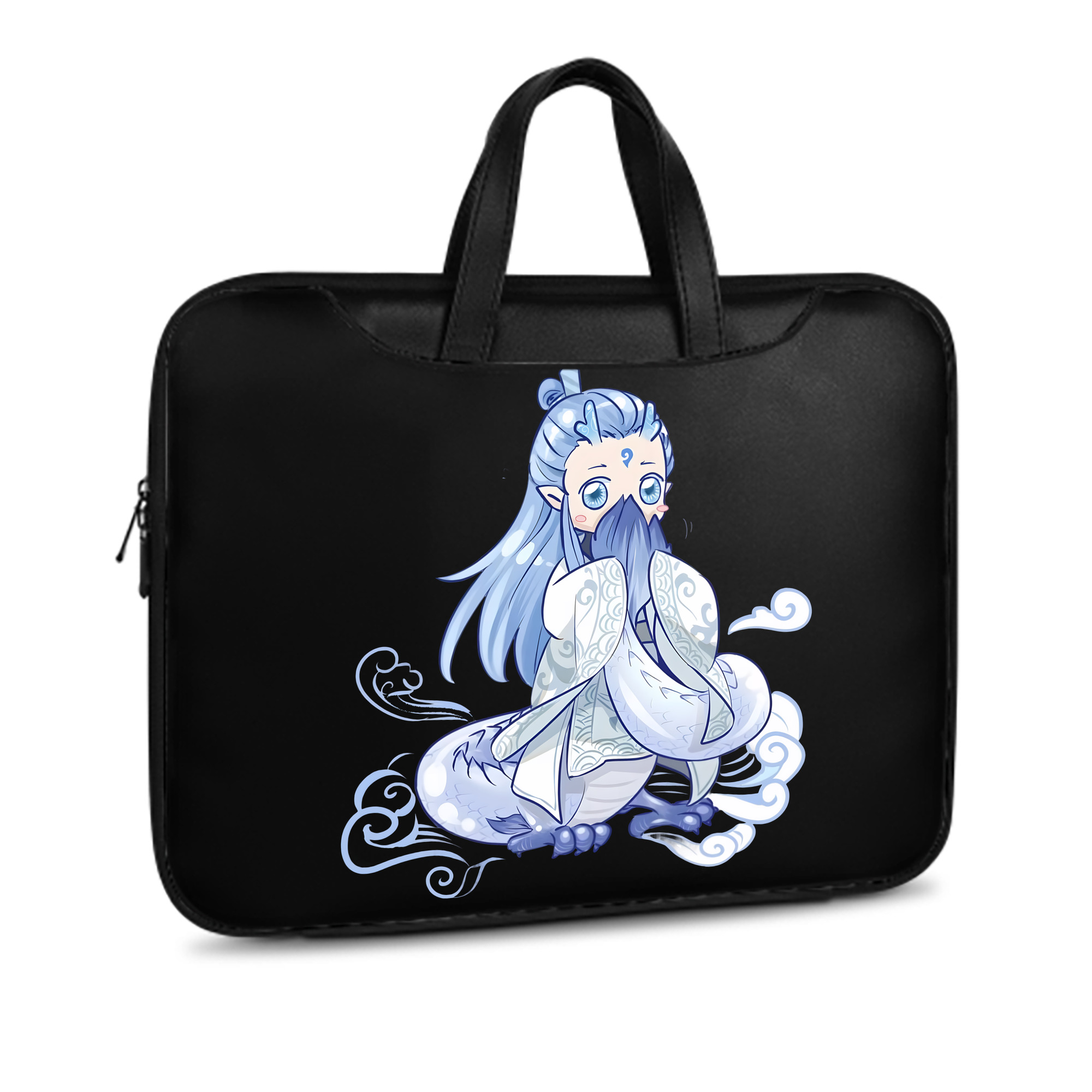（画像用） Ne Zha 2 ナタ 魔童の大暴れ レザーラップトップバッグ　ノートパソコンケース