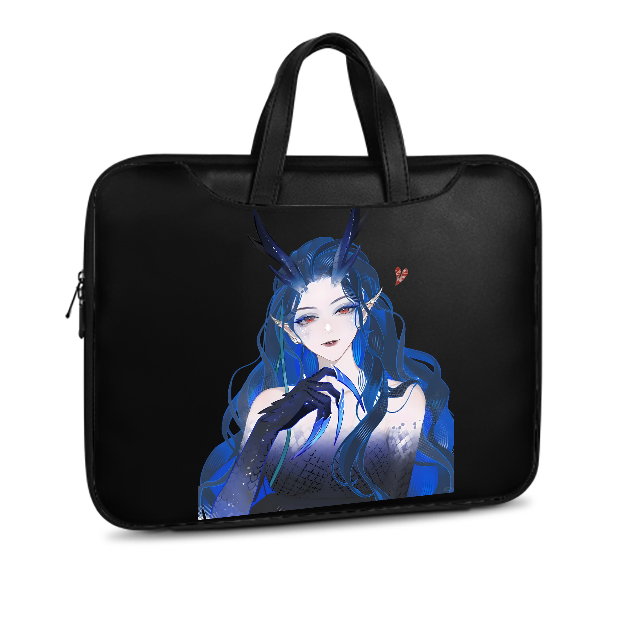 （画像用） Ne Zha 2 ナタ 魔童の大暴れ レザーラップトップバッグ　ノートパソコンケース