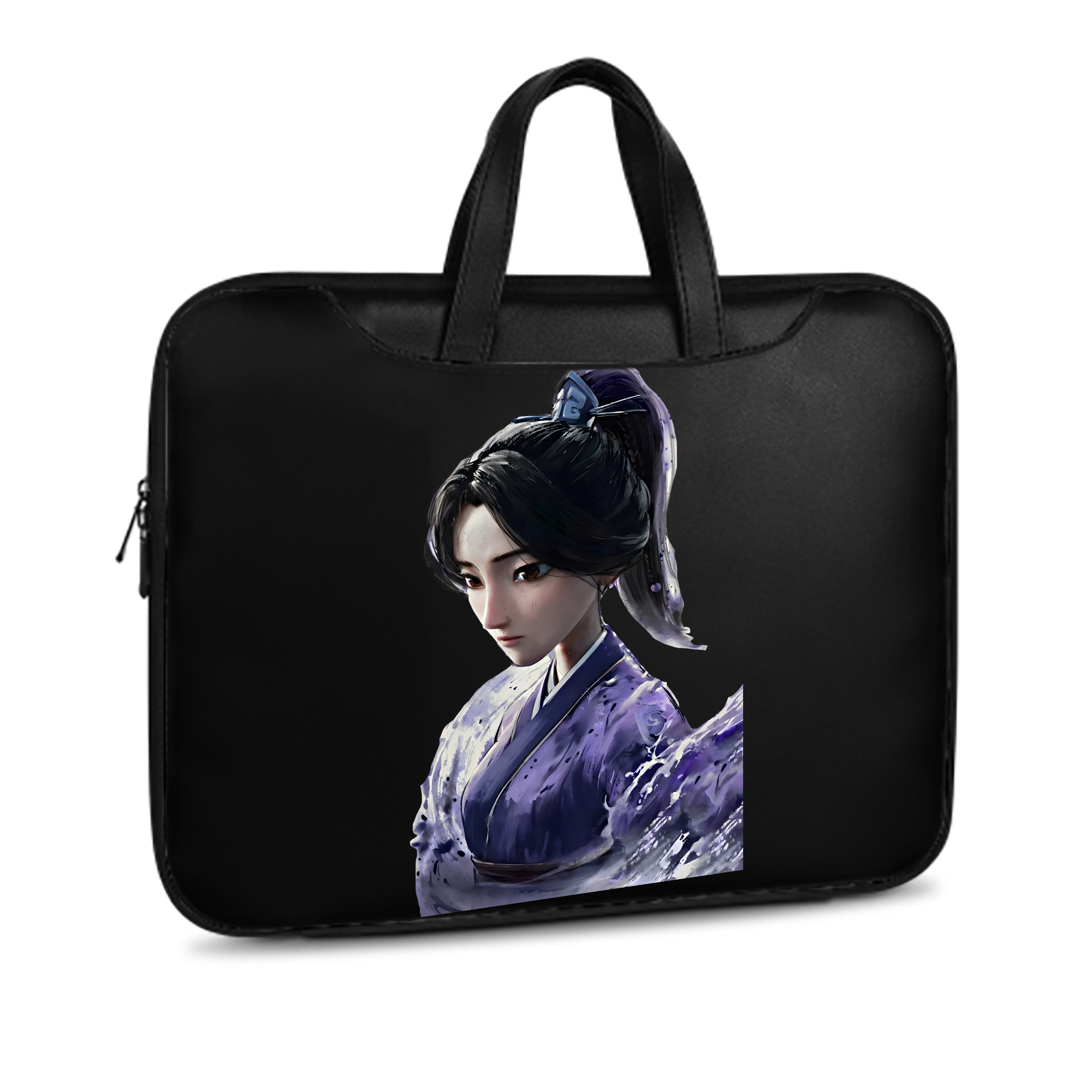 （画像用） Ne Zha 2 ナタ 魔童の大暴れ レザーラップトップバッグ　ノートパソコンケース