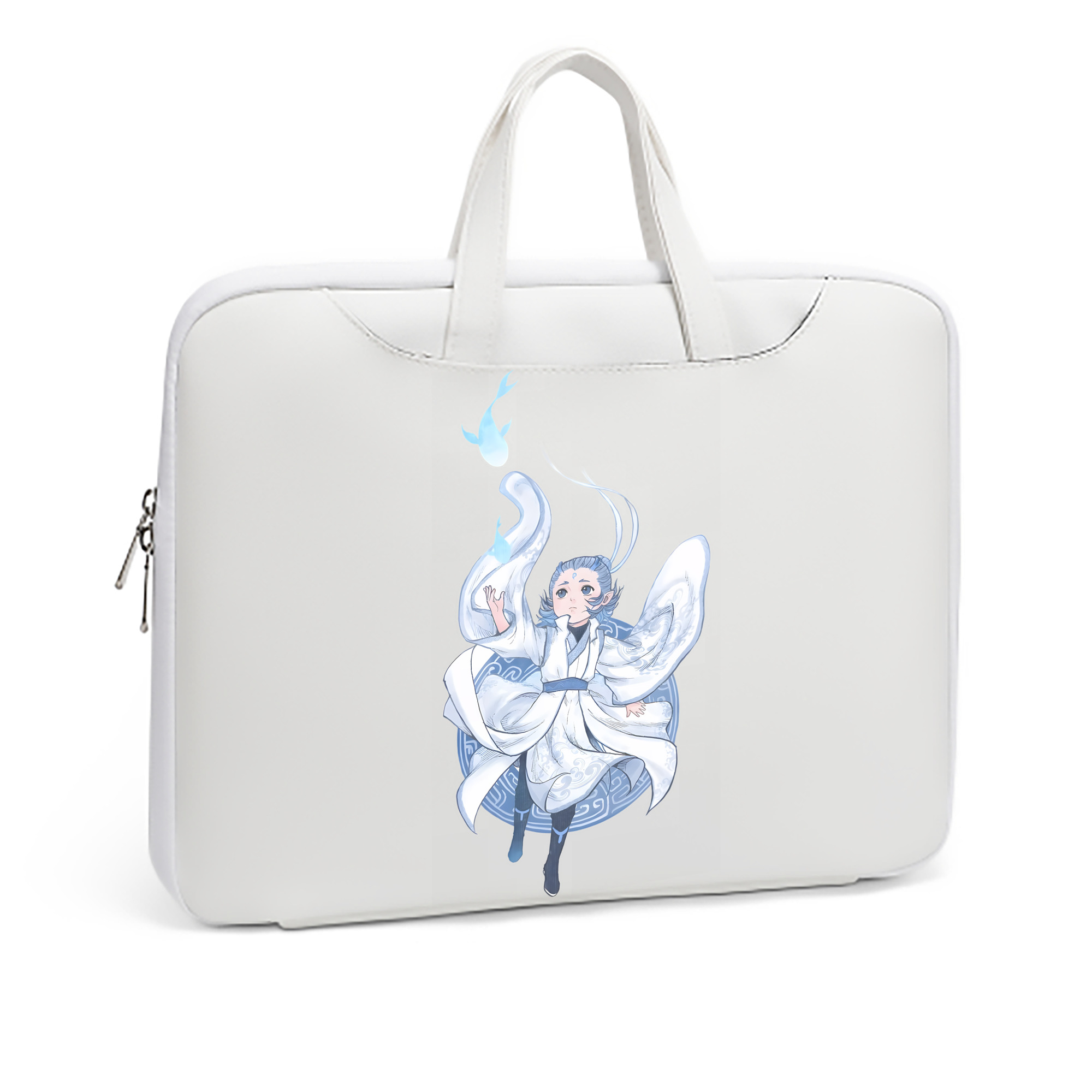 （画像用） Ne Zha 2 ナタ 魔童の大暴れ レザーラップトップバッグ　ノートパソコンケース
