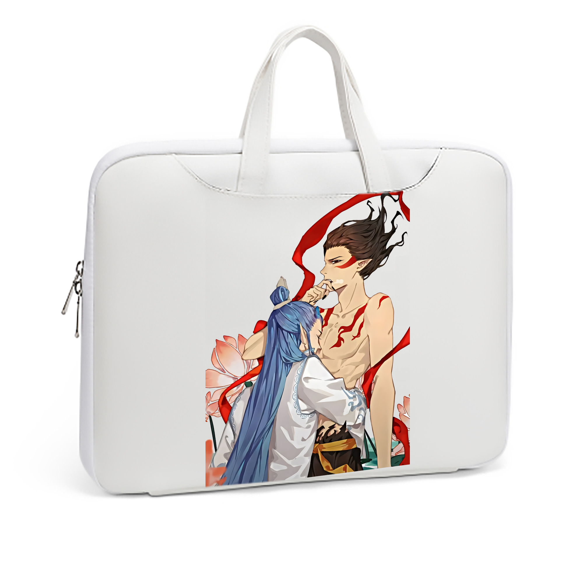 （画像用） Ne Zha 2 ナタ 魔童の大暴れ レザーラップトップバッグ　ノートパソコンケース