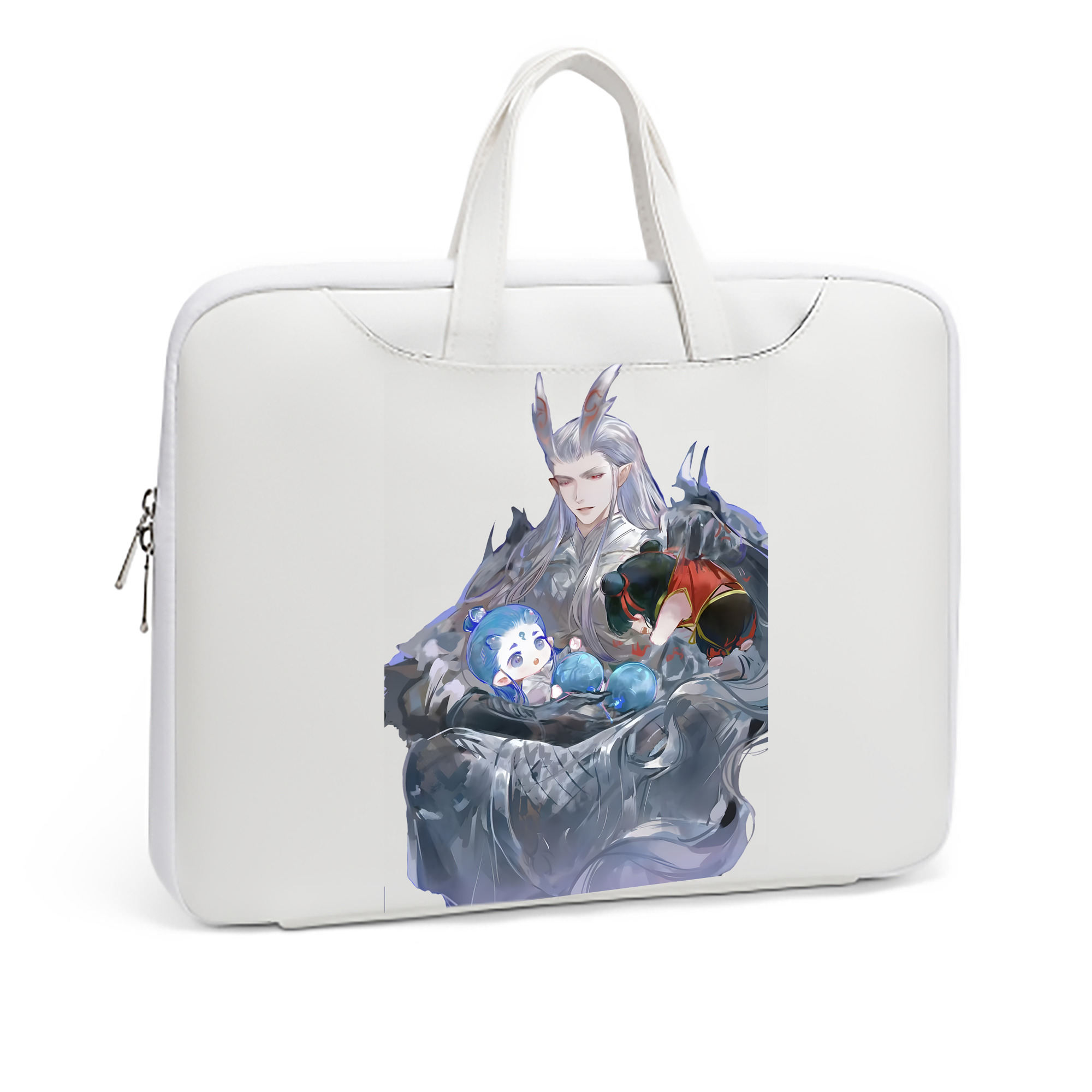 （画像用） Ne Zha 2 ナタ 魔童の大暴れ レザーラップトップバッグ　ノートパソコンケース