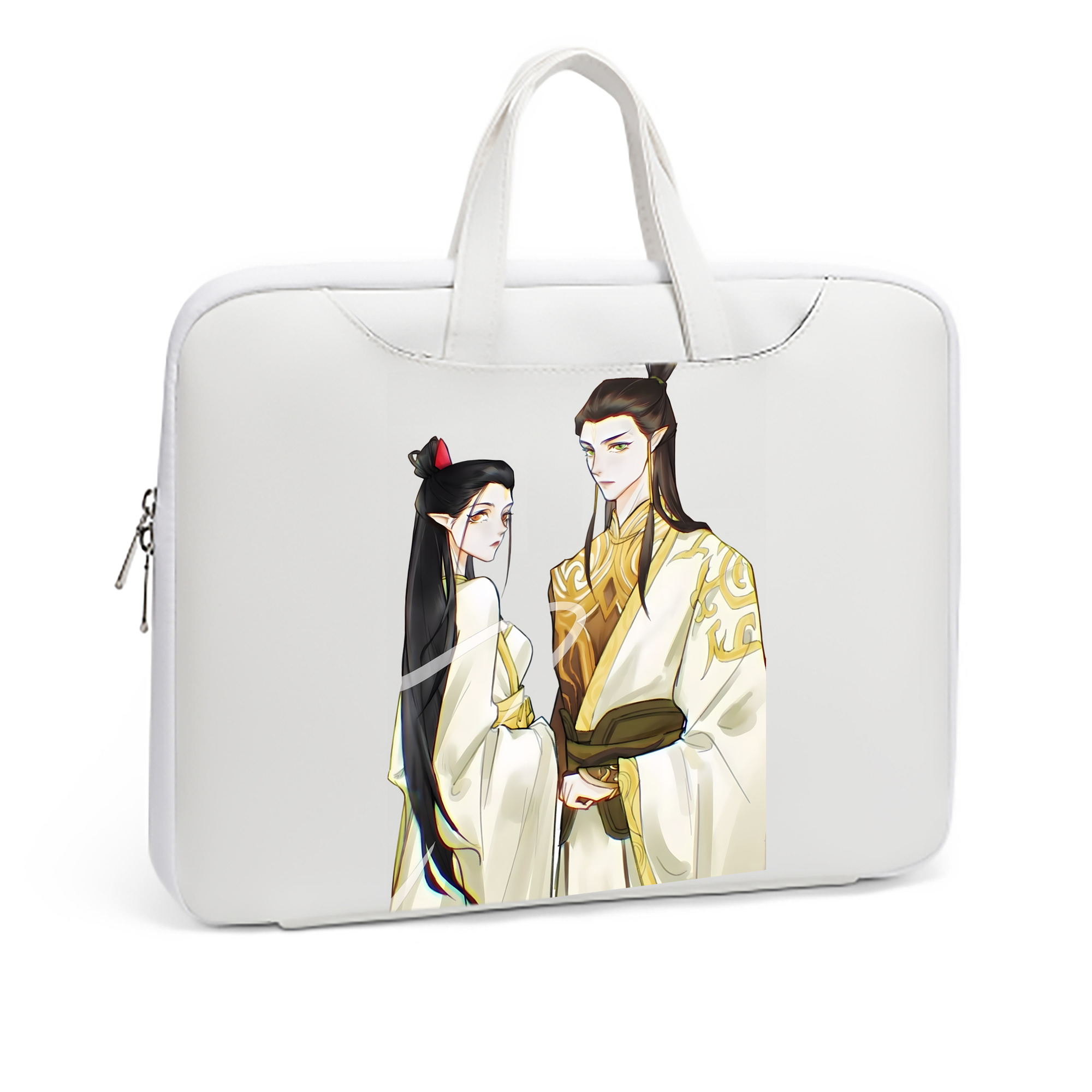 （画像用） Ne Zha 2 ナタ 魔童の大暴れ レザーラップトップバッグ　ノートパソコンケース