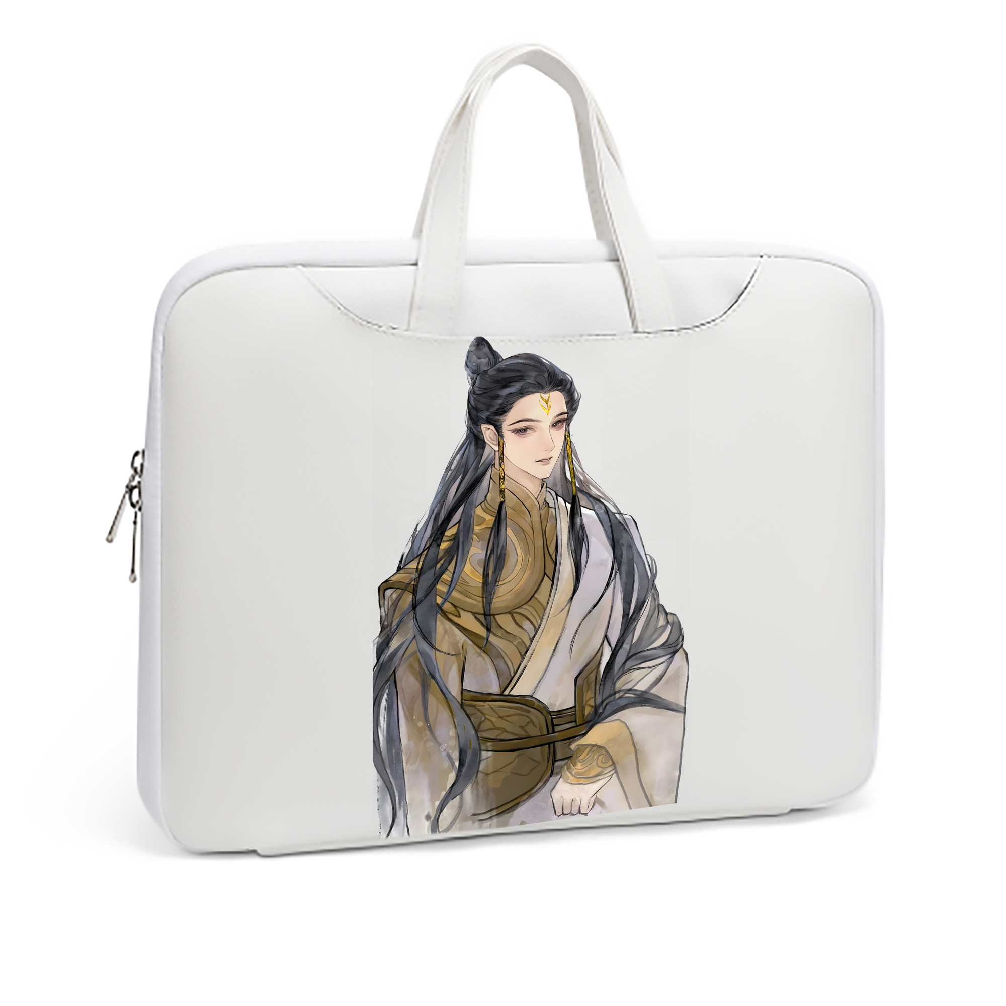 （画像用） Ne Zha 2 ナタ 魔童の大暴れ レザーラップトップバッグ　ノートパソコンケース